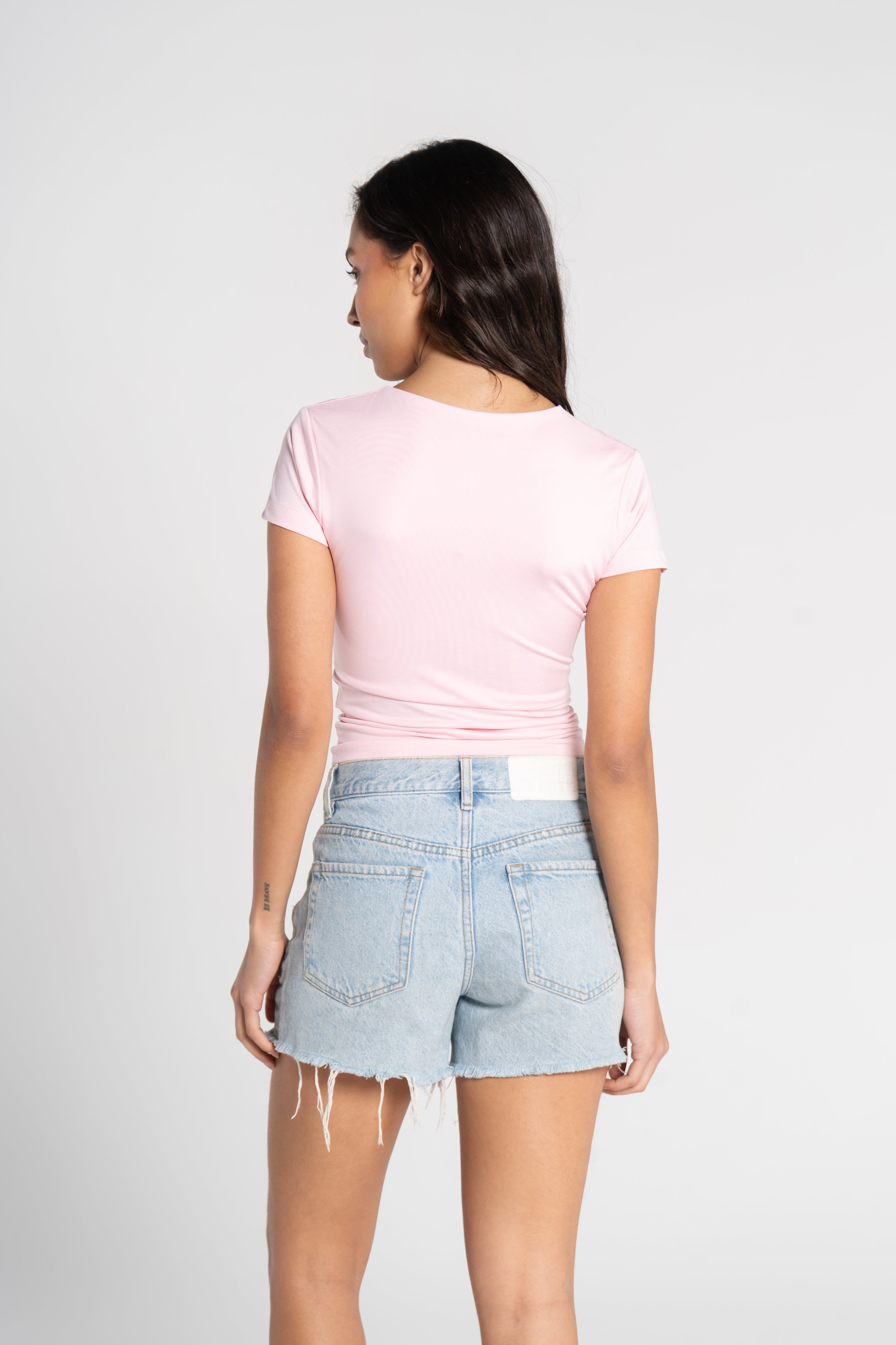 WIDE NECK SHORT SLEEVE            ( COLORS )