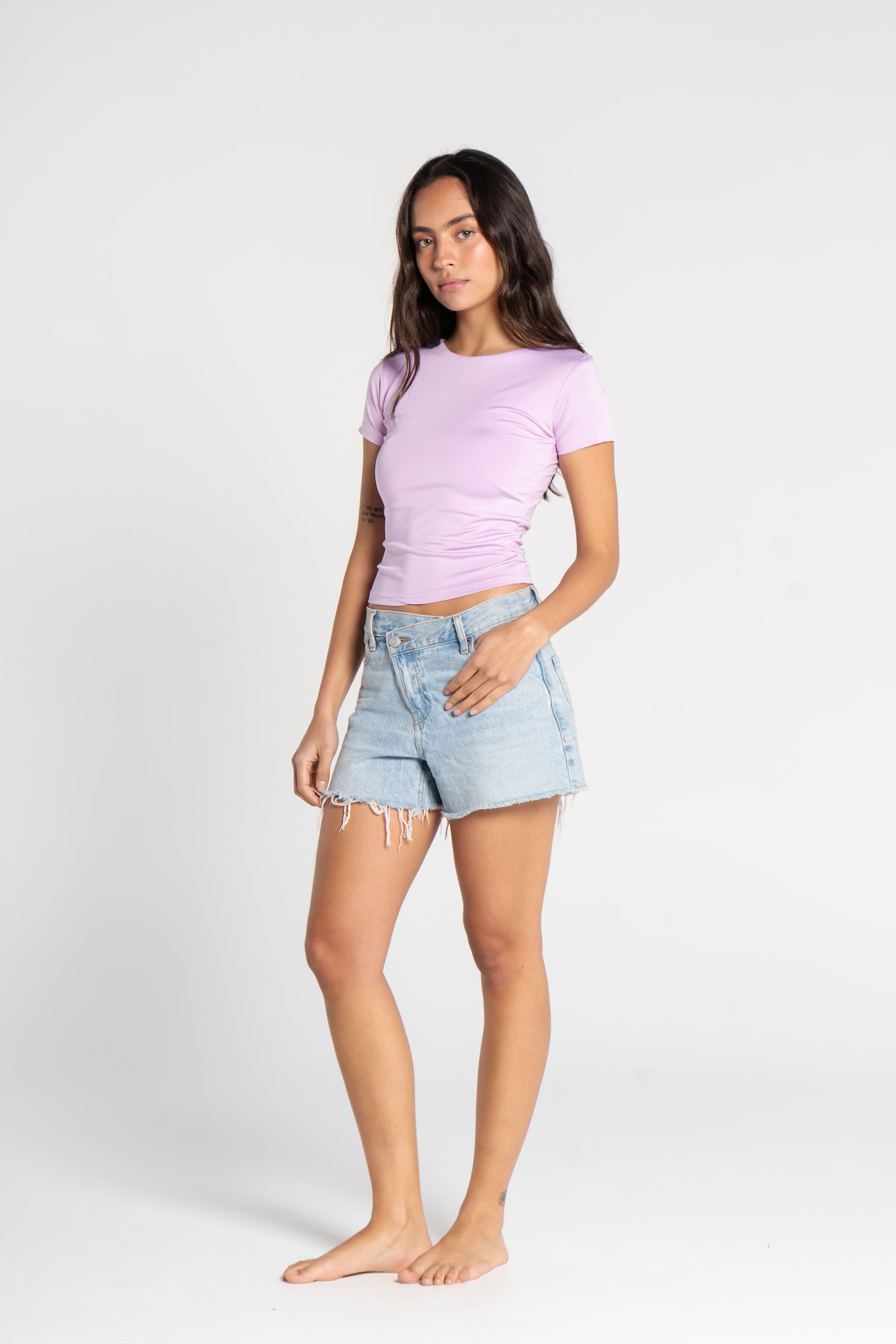 ROUND NECK SHORT SLEEVE        ( COLORS )