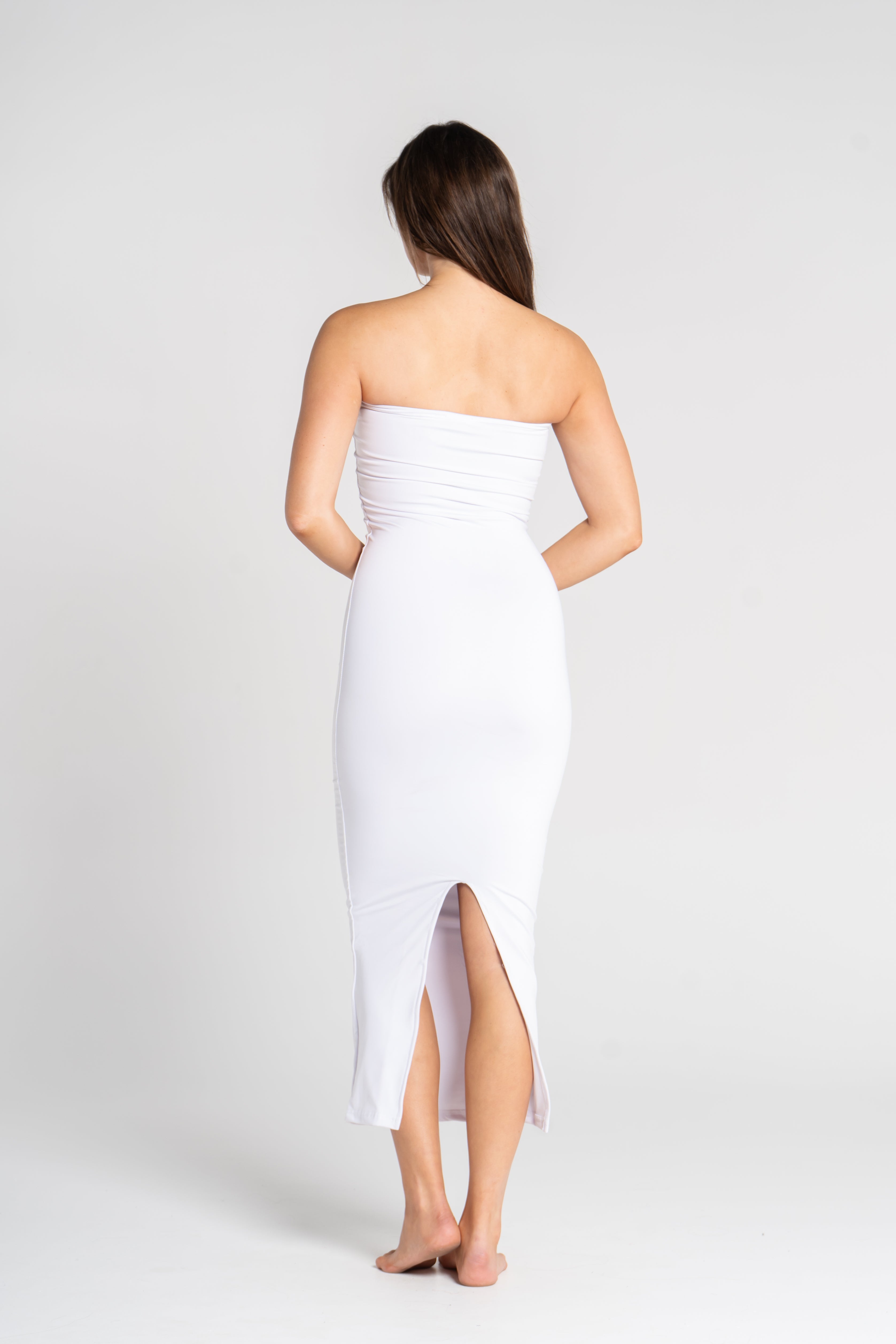 STRAPLESS DRESS