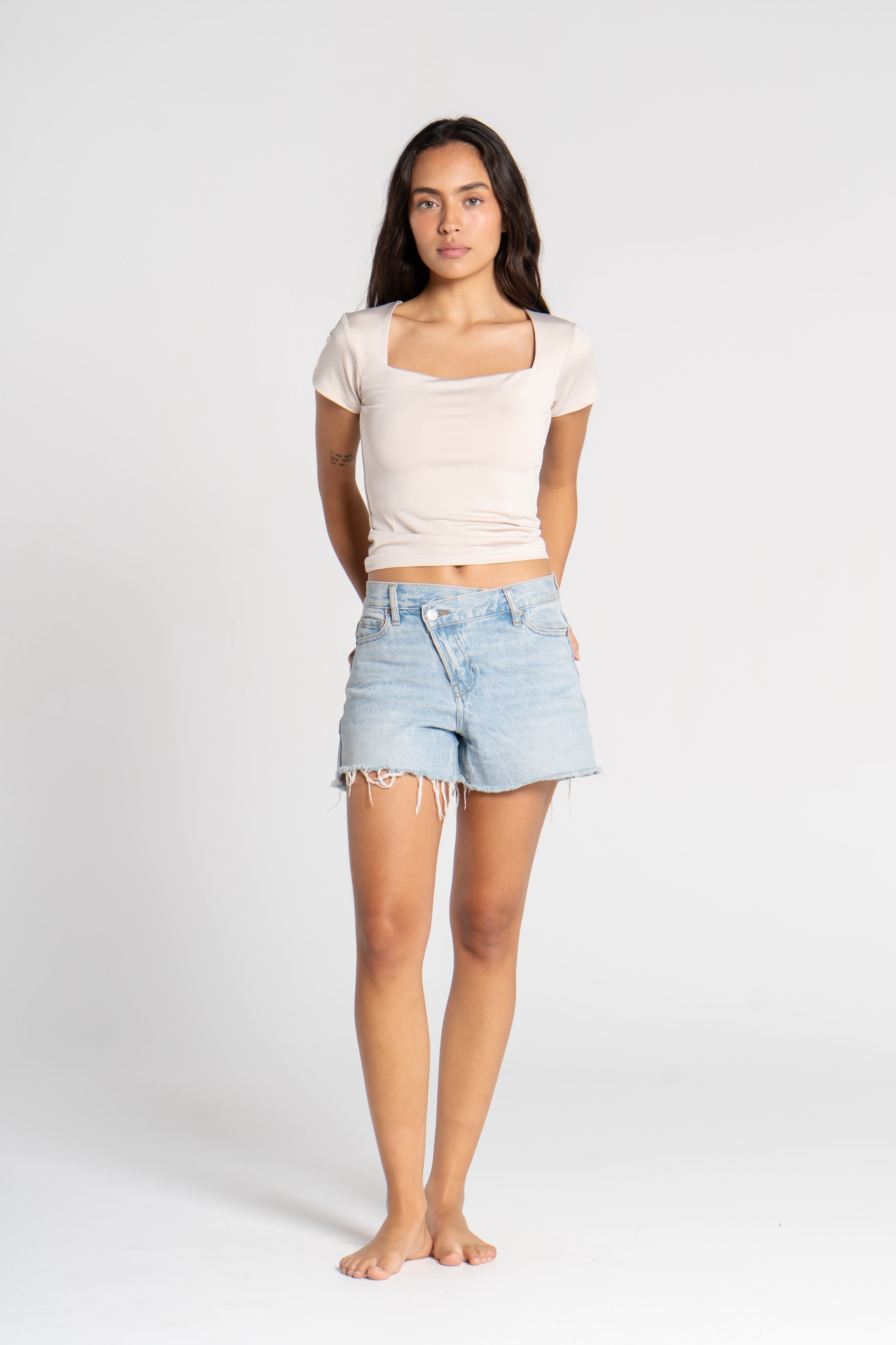 SQUARE NECK SHORT SLEEVE (COLORS)