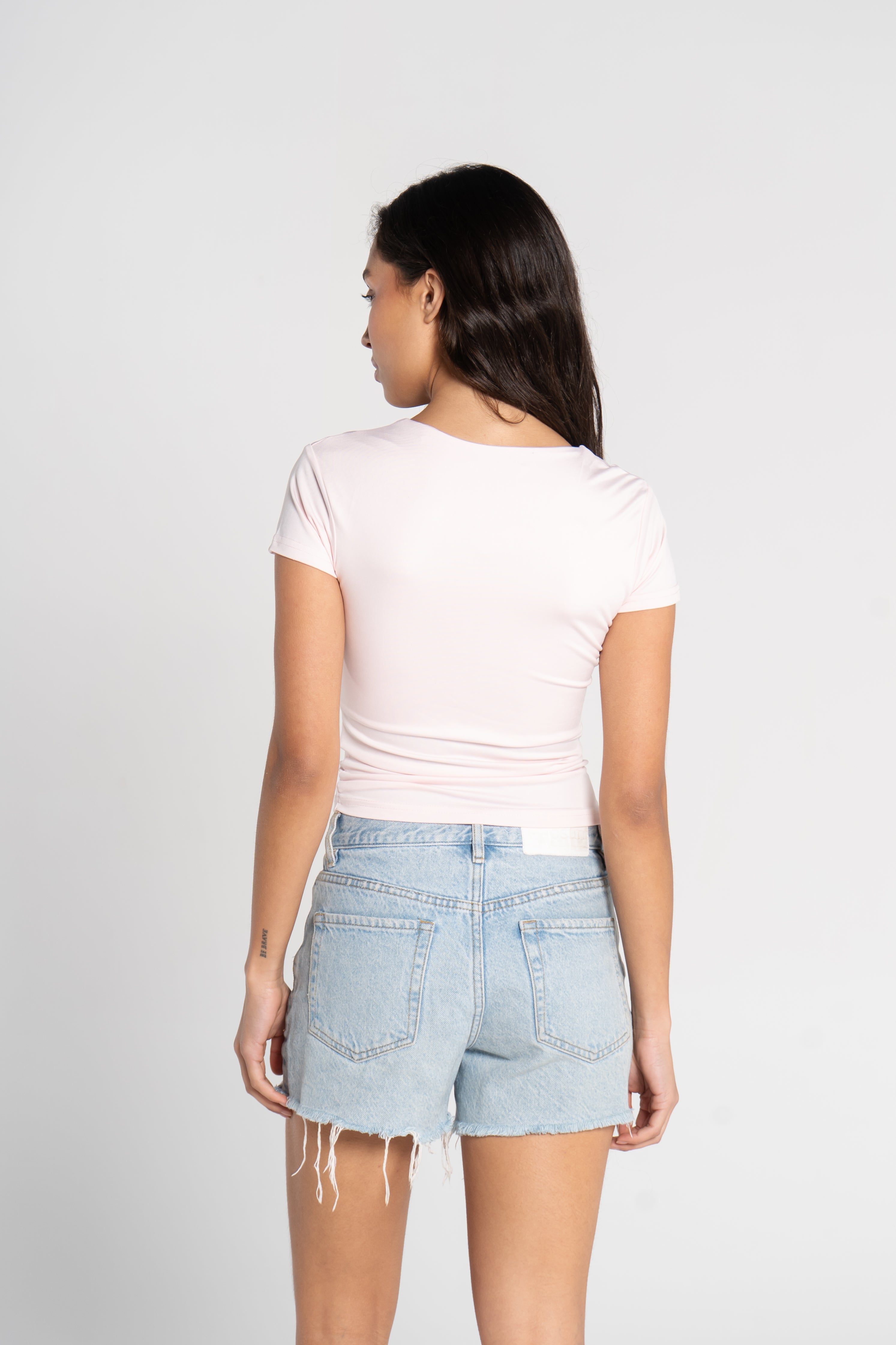 WIDE NECK SHORT SLEEVE            ( COLORS )