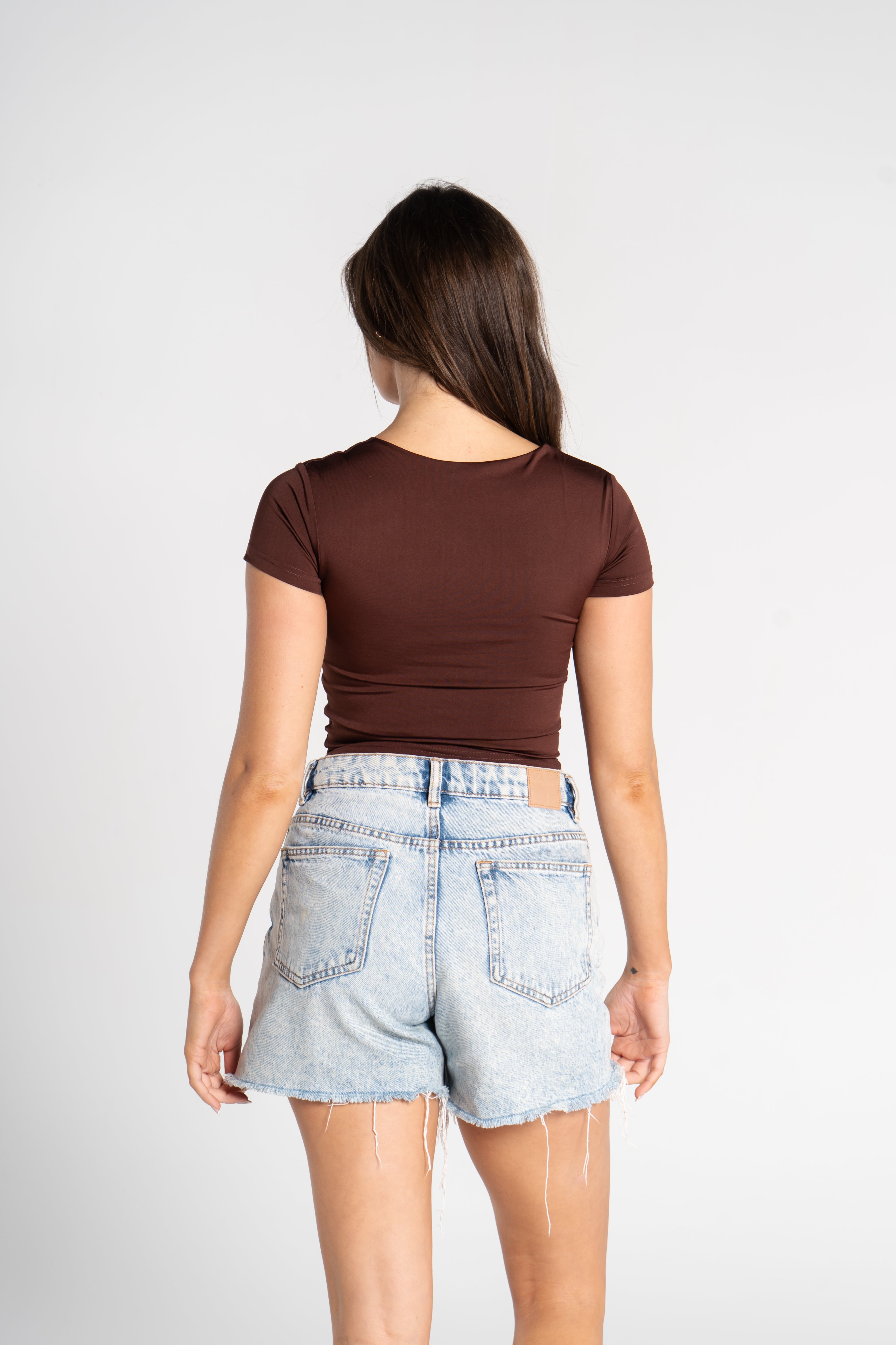 SQUARE NECK SHORT SLEEVE (COLORS)