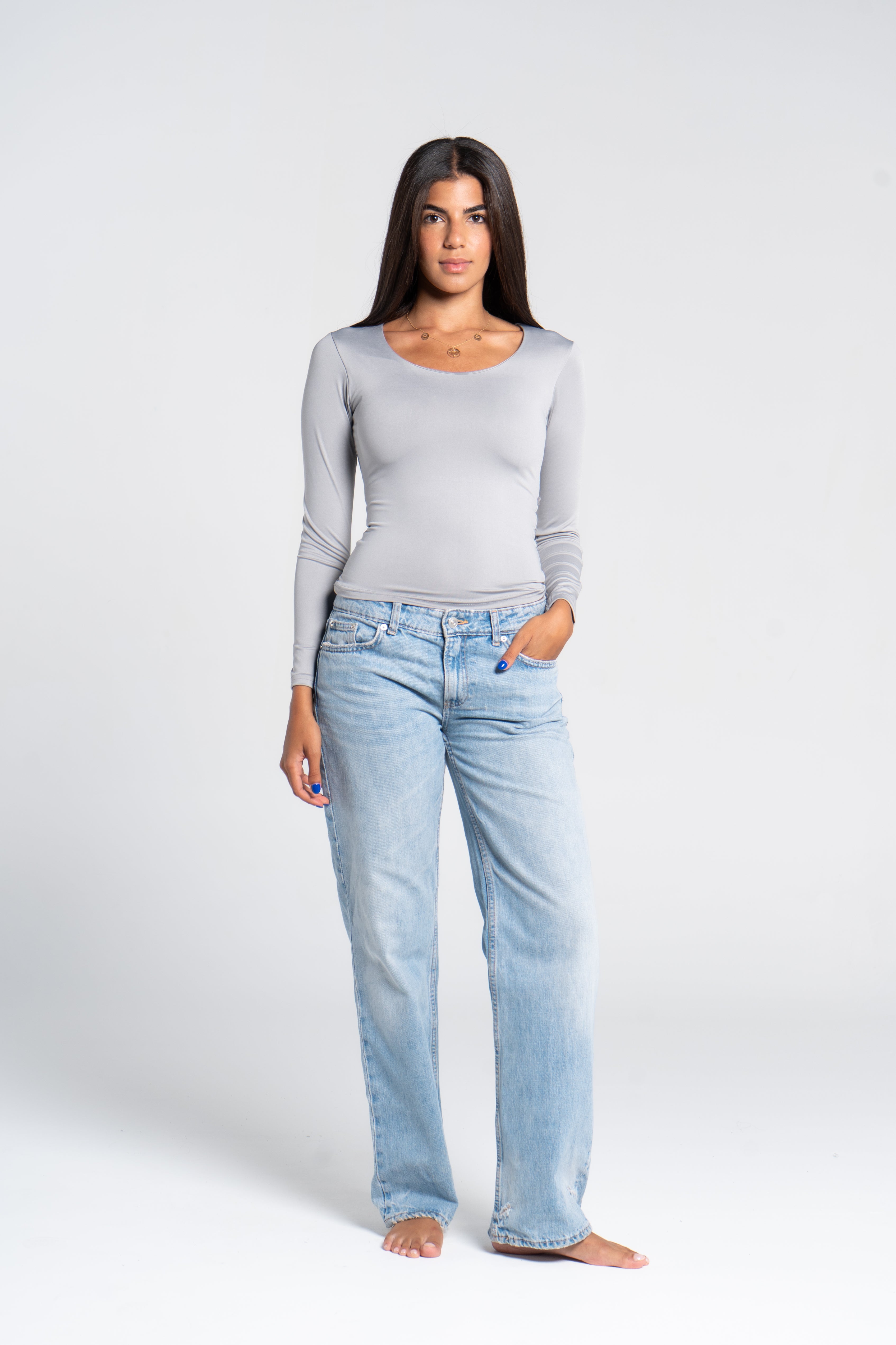 WIDE NECK LONG SLEEVE
