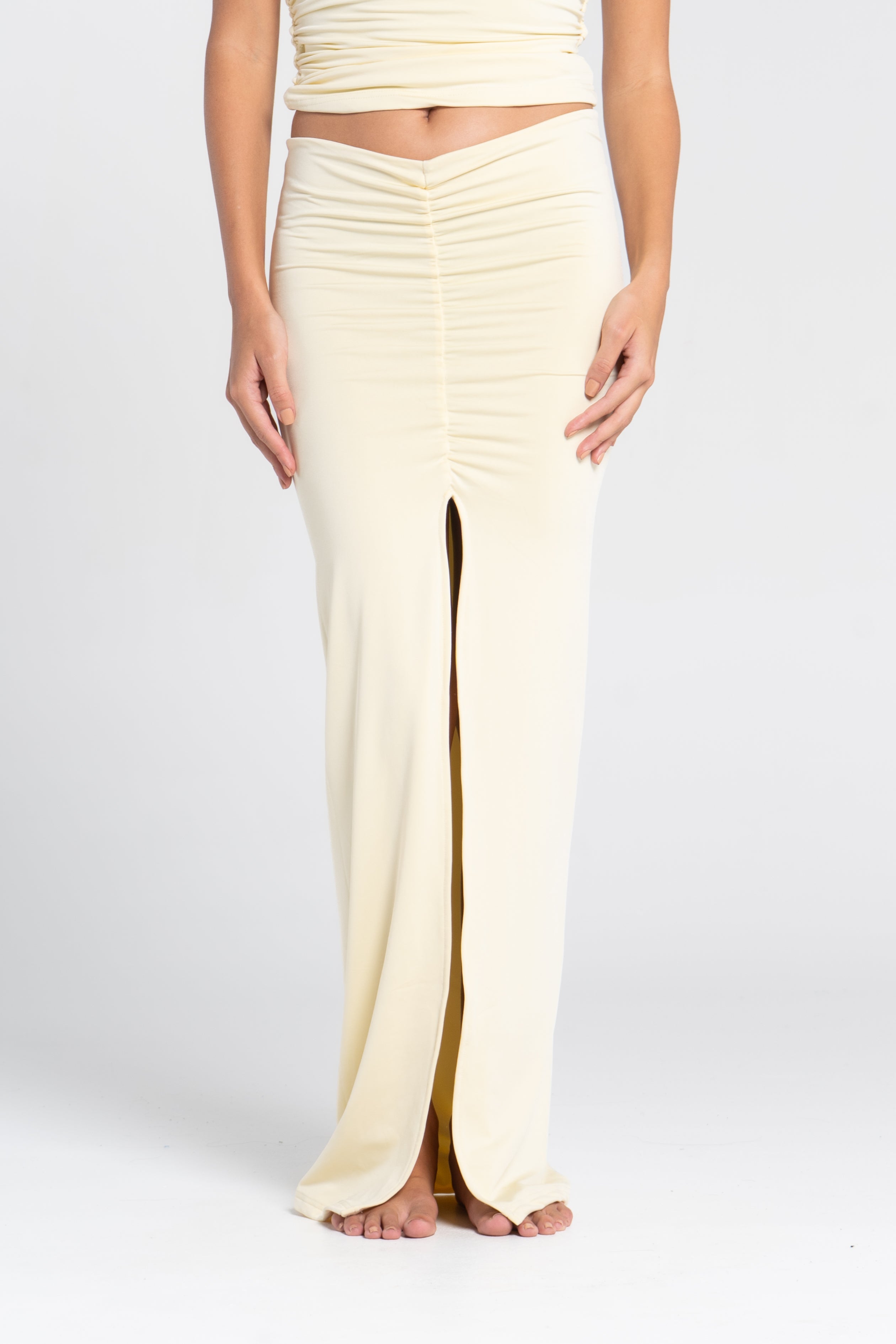 RUCHED SKIRT