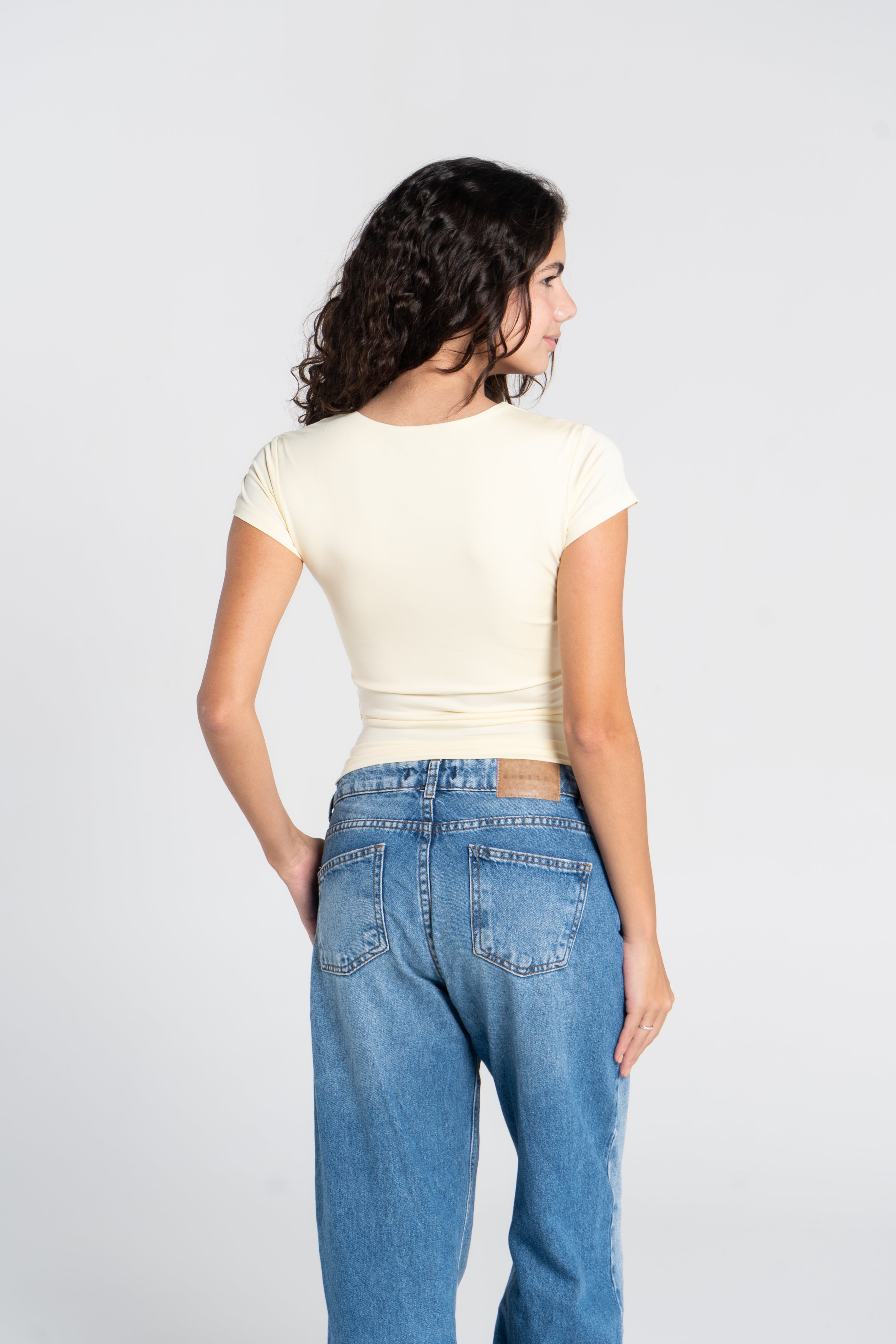 WIDE NECK SHORT SLEEVE            ( COLORS )