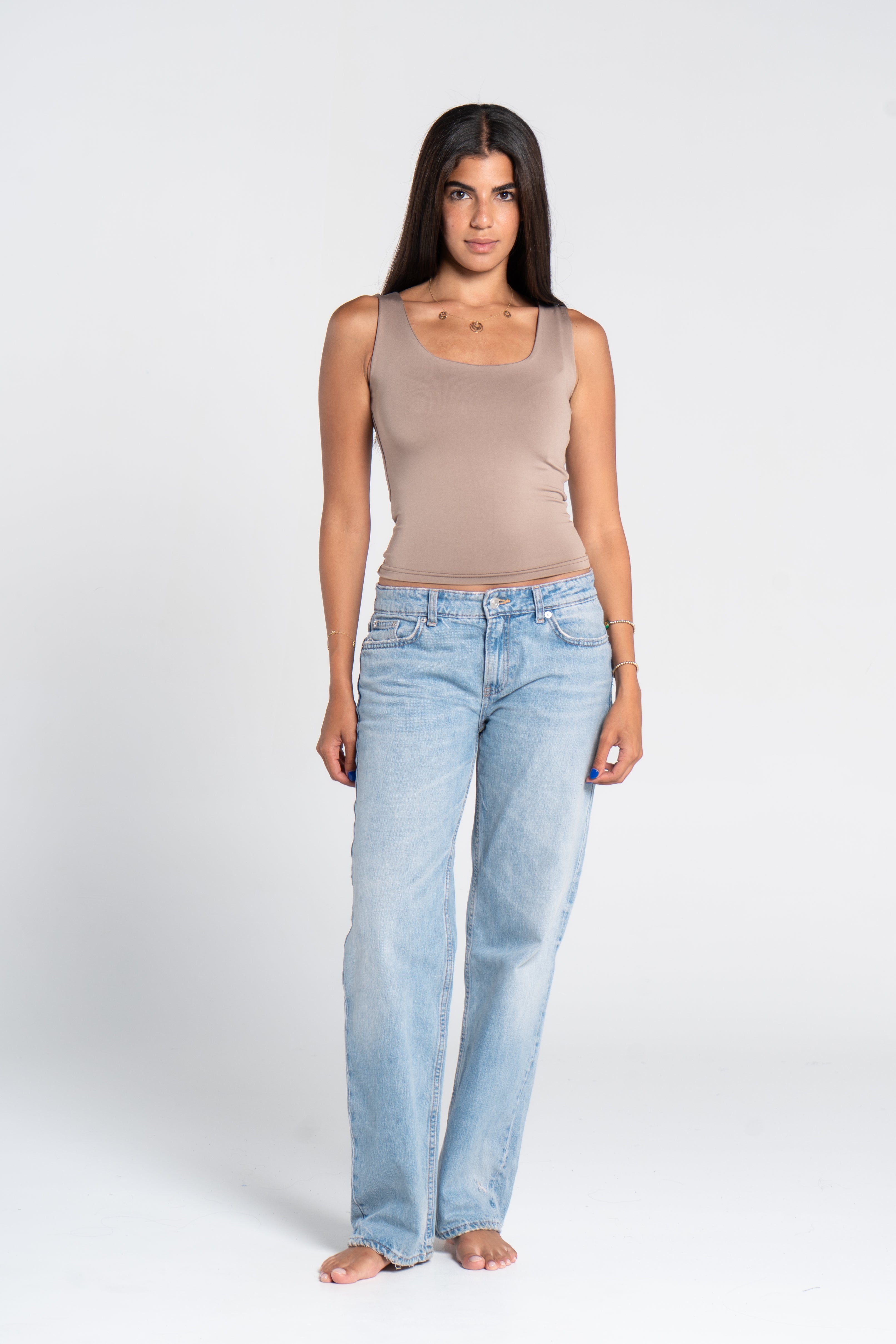 TANK TOP WIDE NECK ( COLORS )