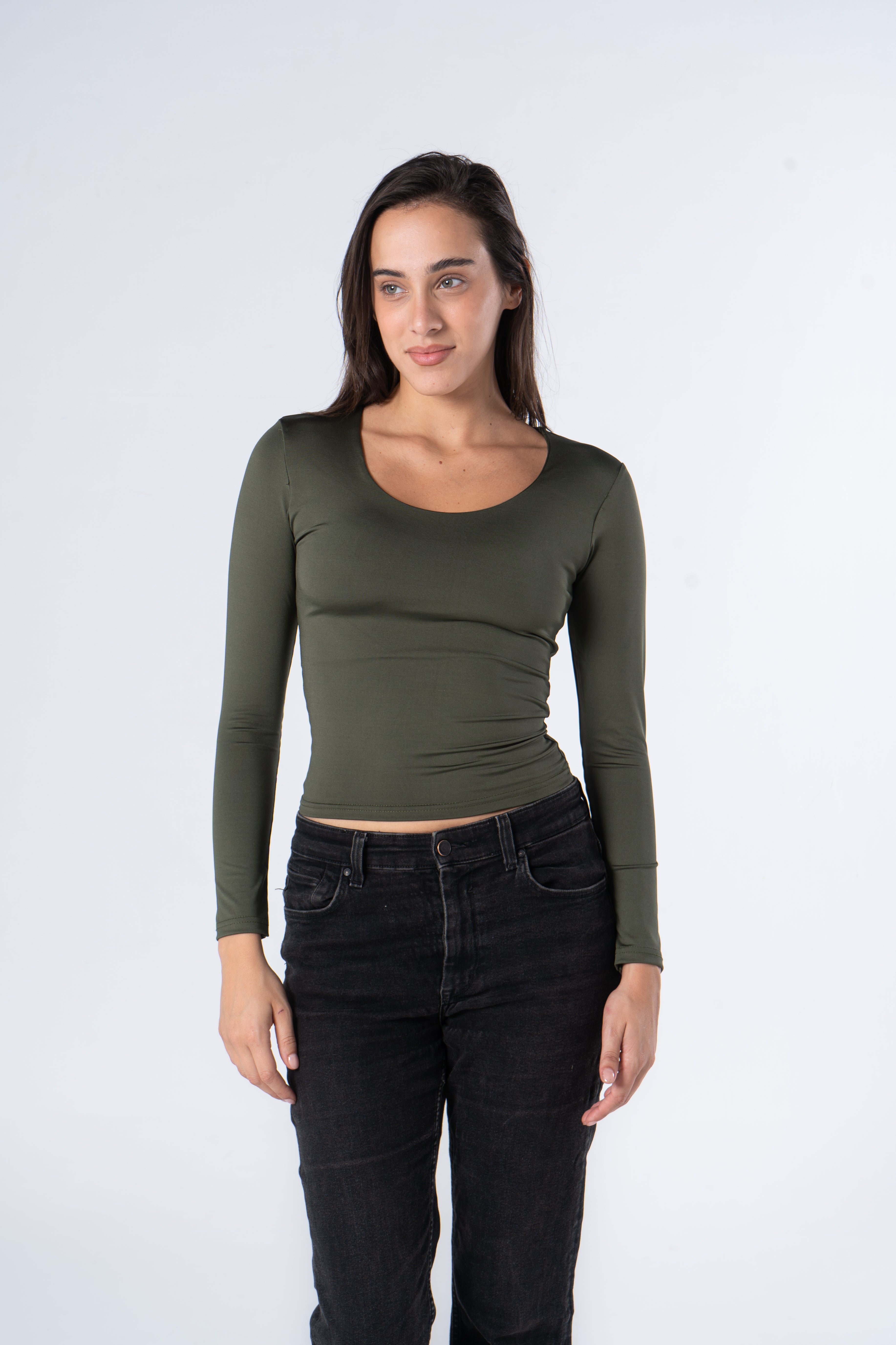 WIDE NECK LONG SLEEVE