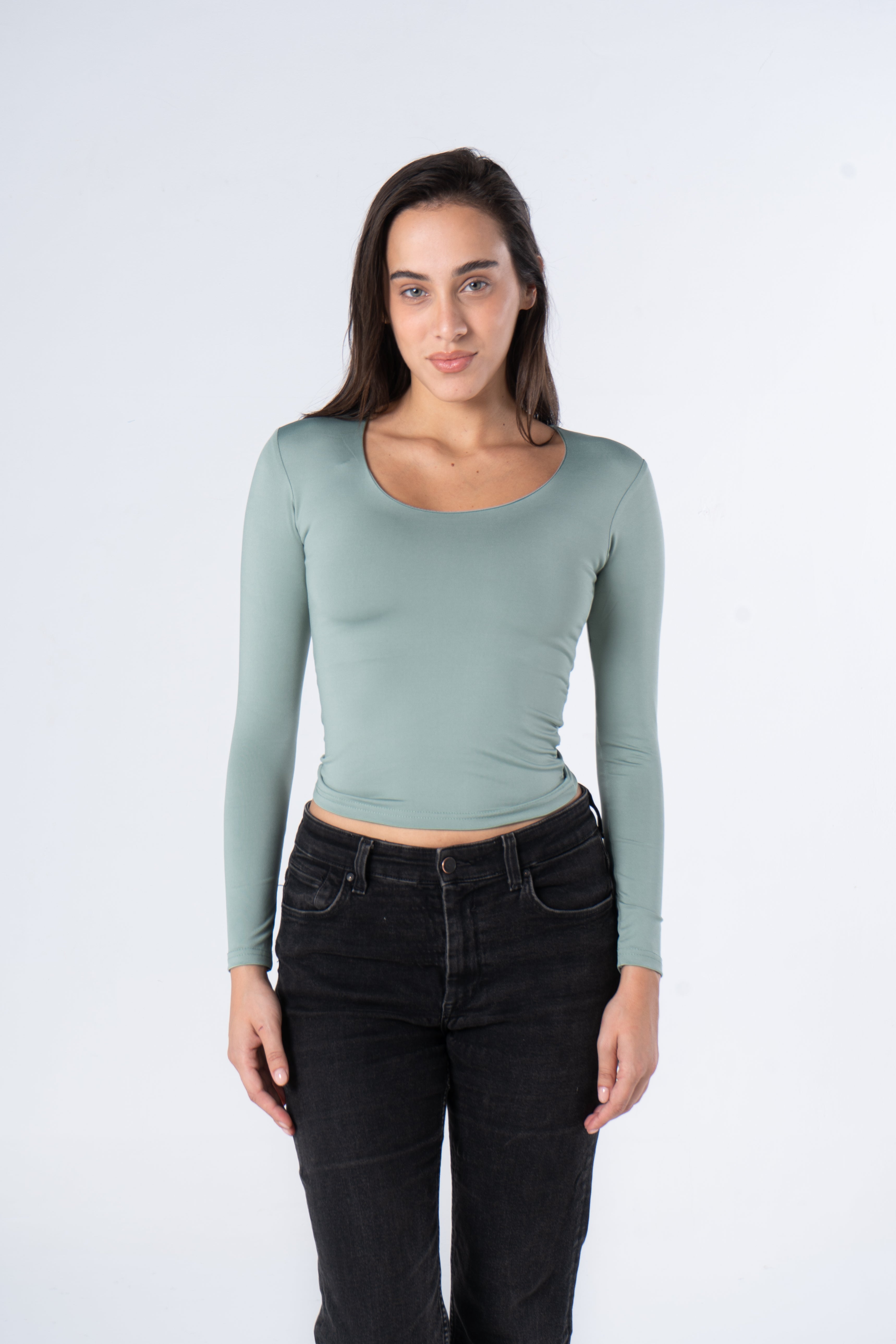 WIDE NECK LONG SLEEVE