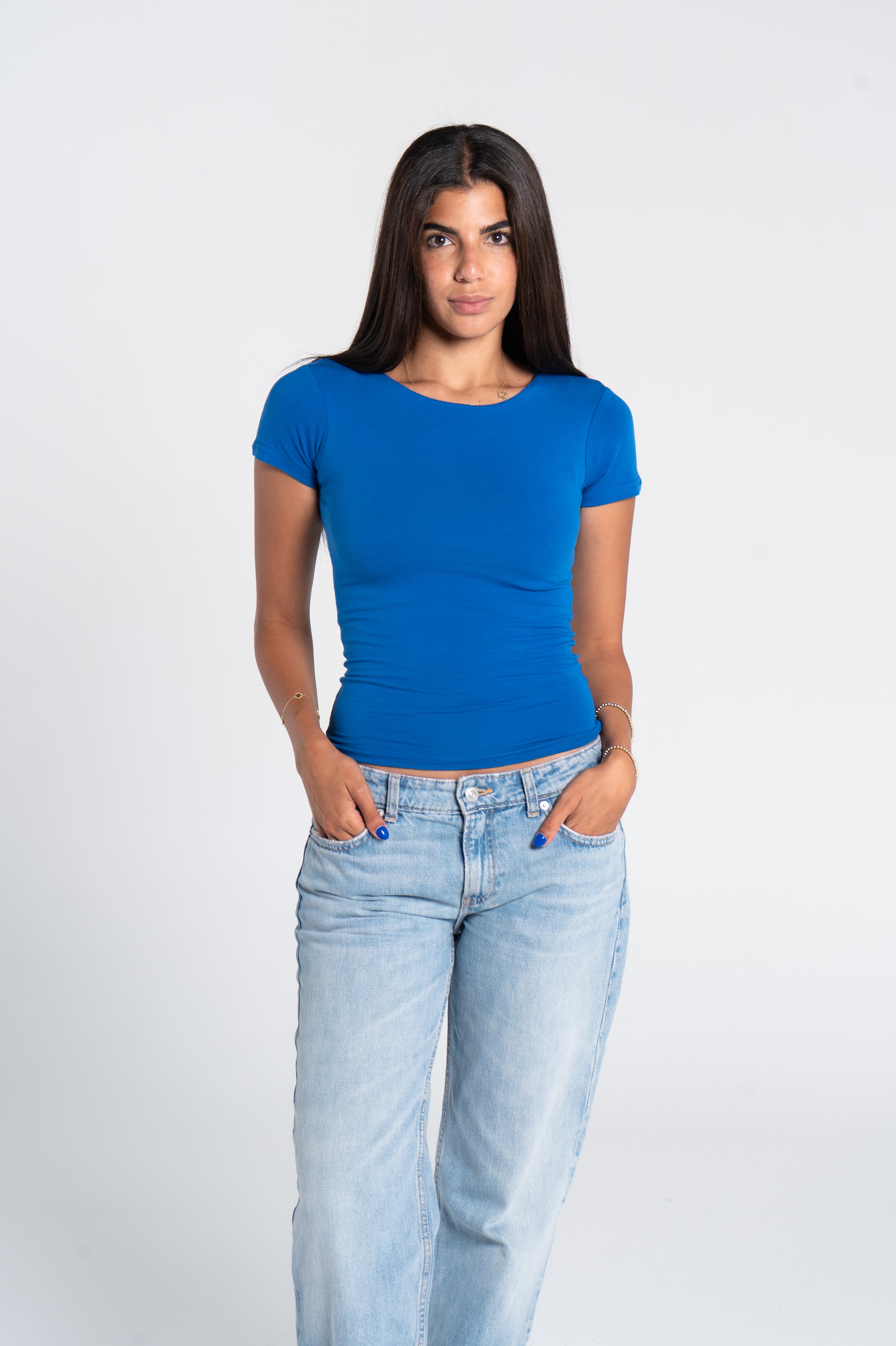 COTTON ROUND NECK SHORT SLEEVE