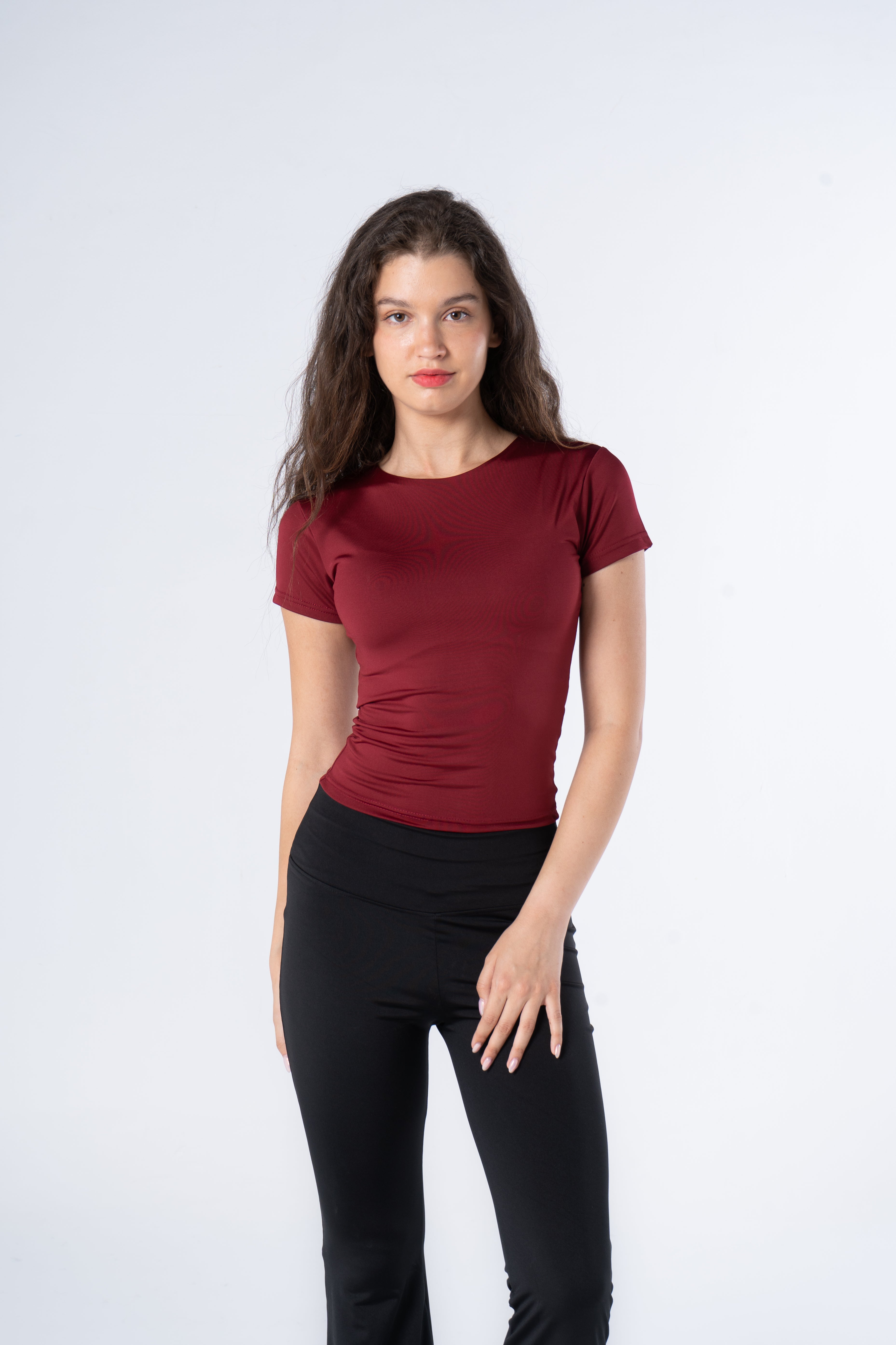 ROUND NECK SHORT SLEEVE        ( COLORS )