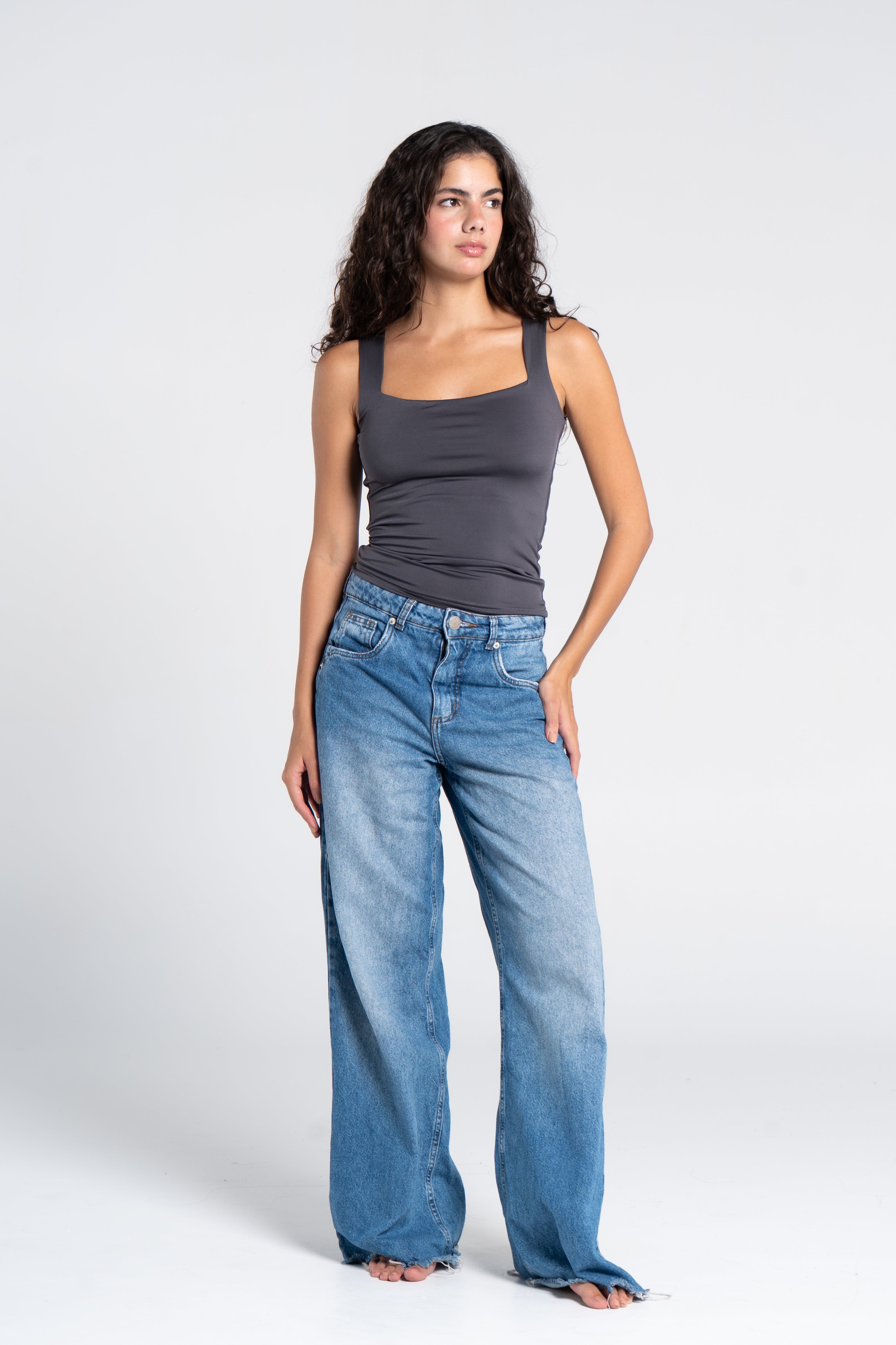 SQUARE NECK TANK TOP