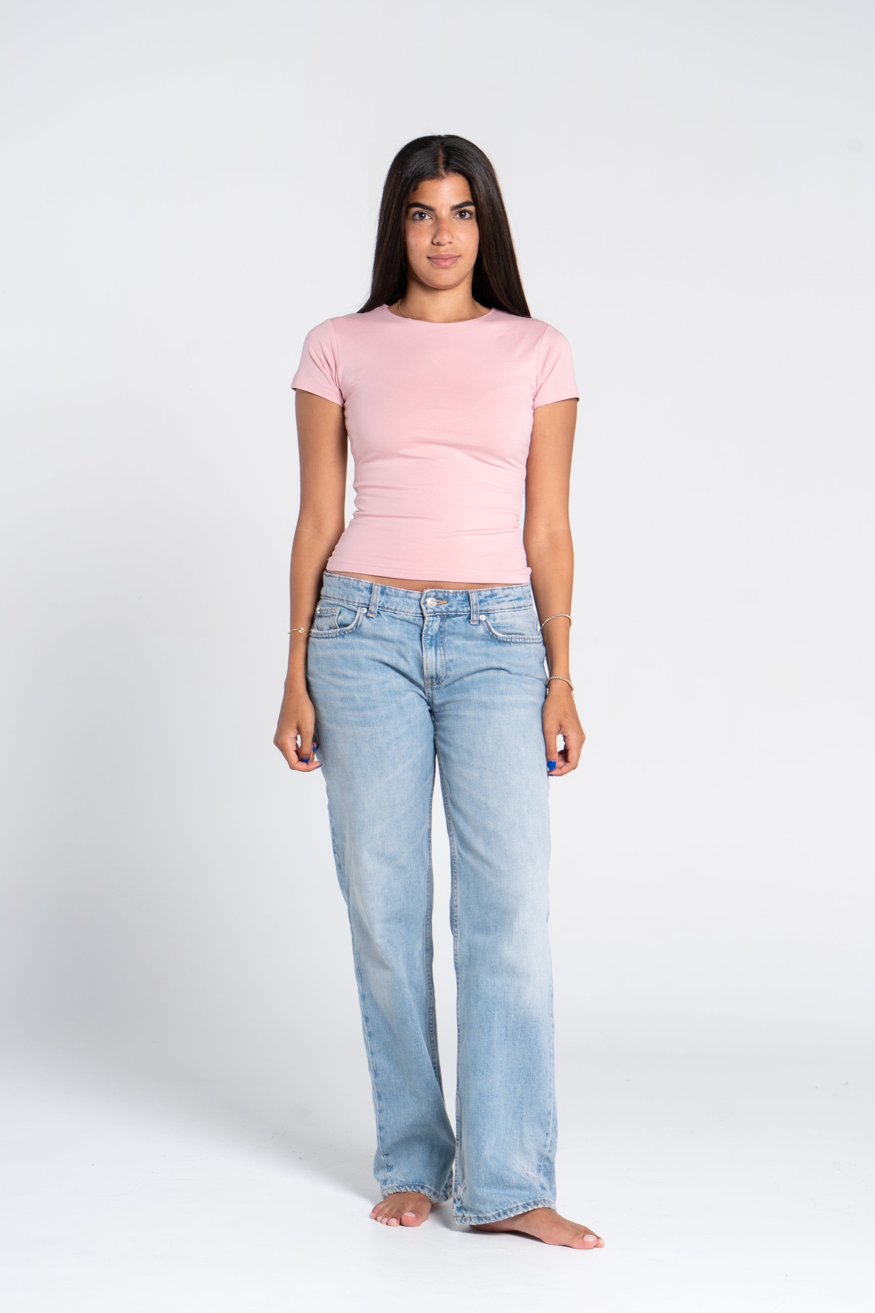 ROUND NECK SHORT SLEEVE        ( COLORS )