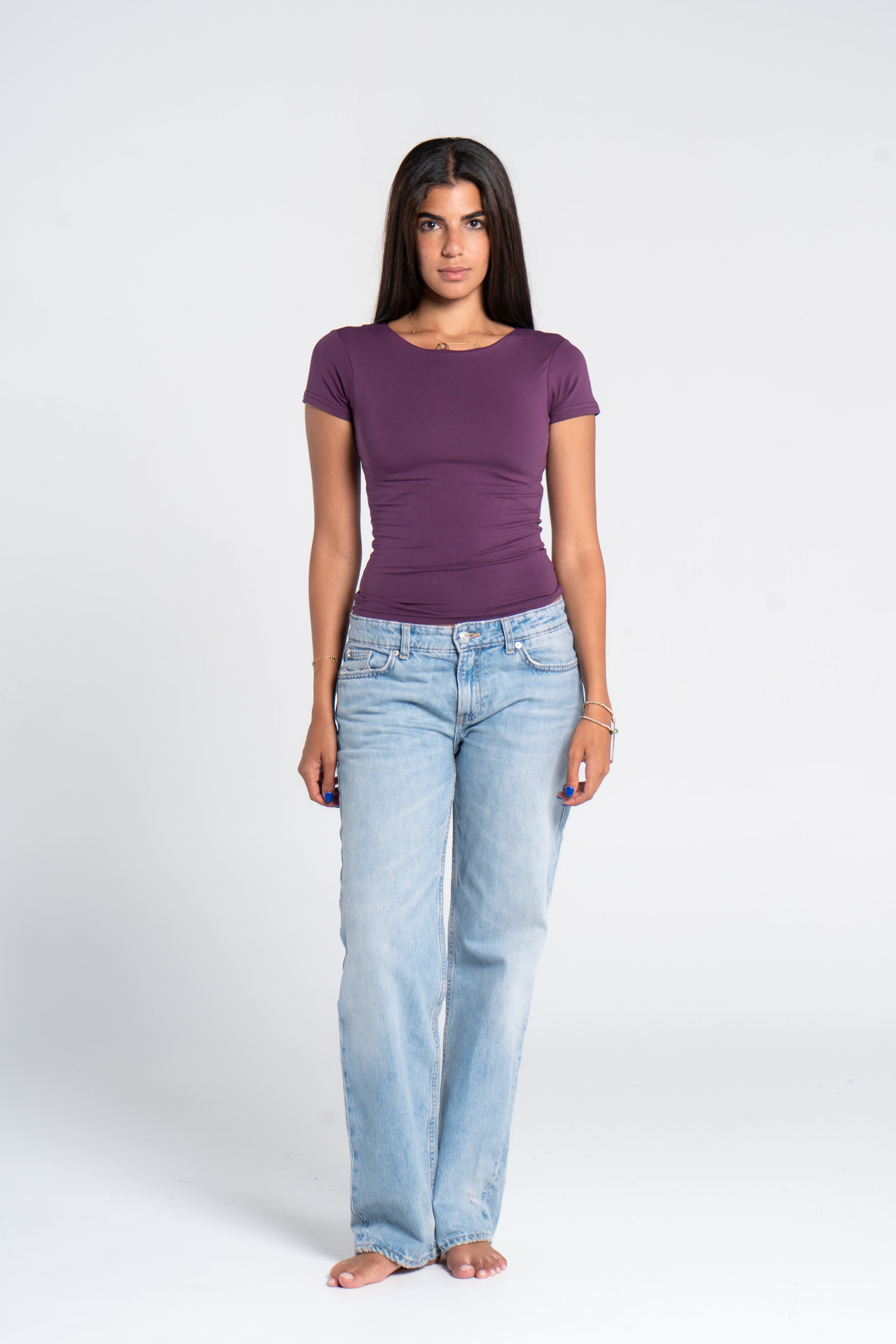 COTTON ROUND NECK SHORT SLEEVE