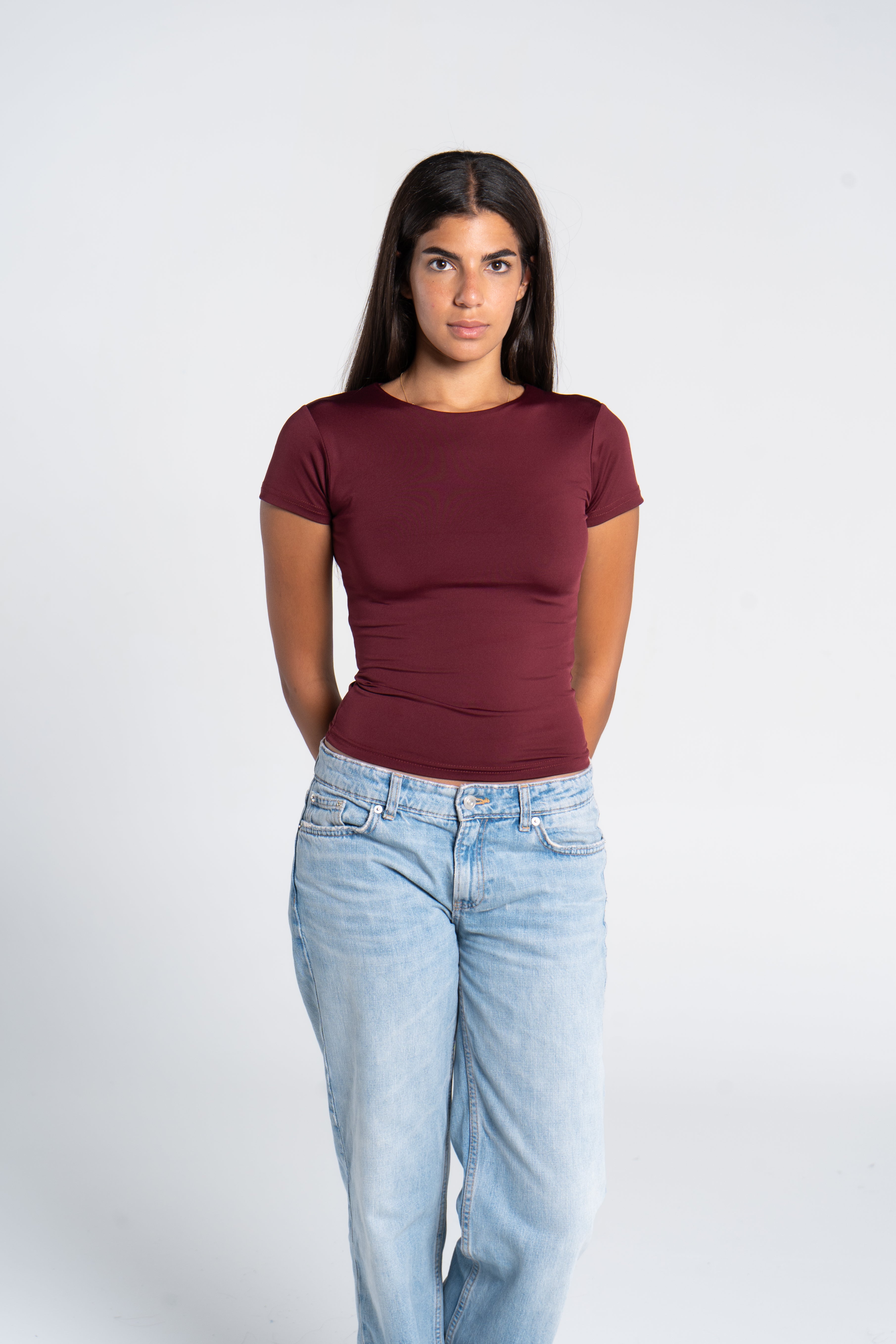 ROUND NECK SHORT SLEEVE        ( COLORS )