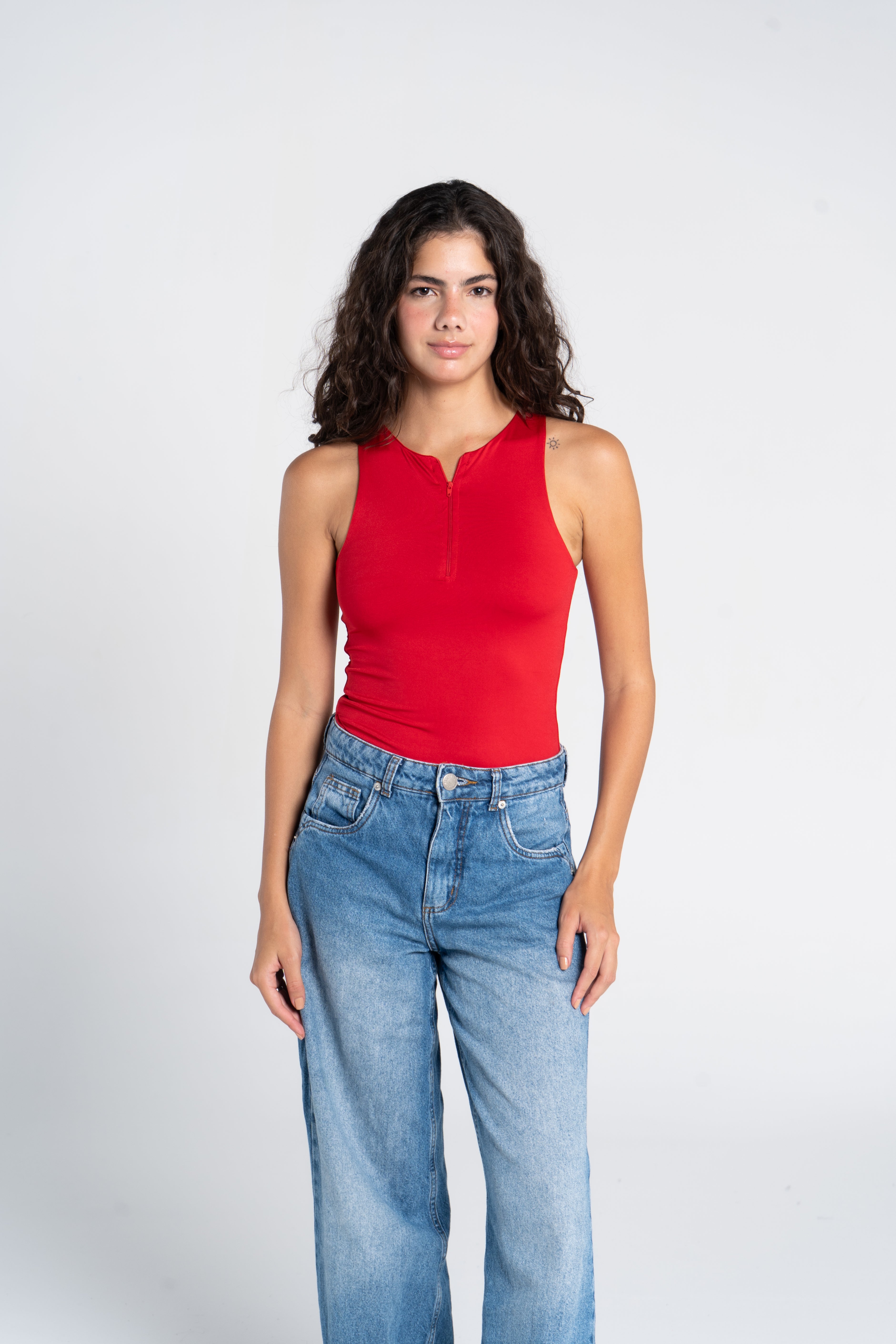 ZIPPER BODYSUIT