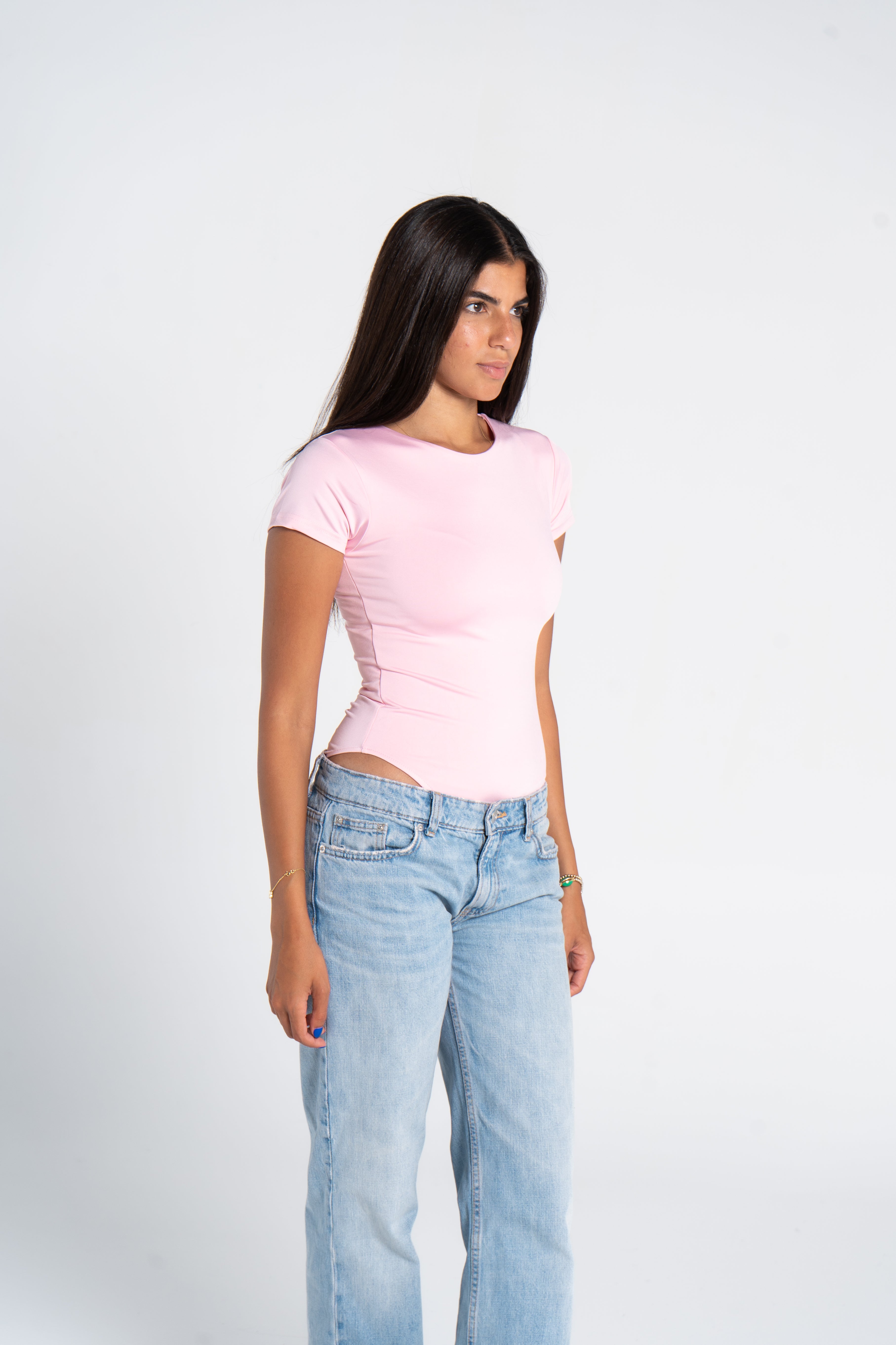 ROUND NECK SHORT SLEEVE BODYSUIT