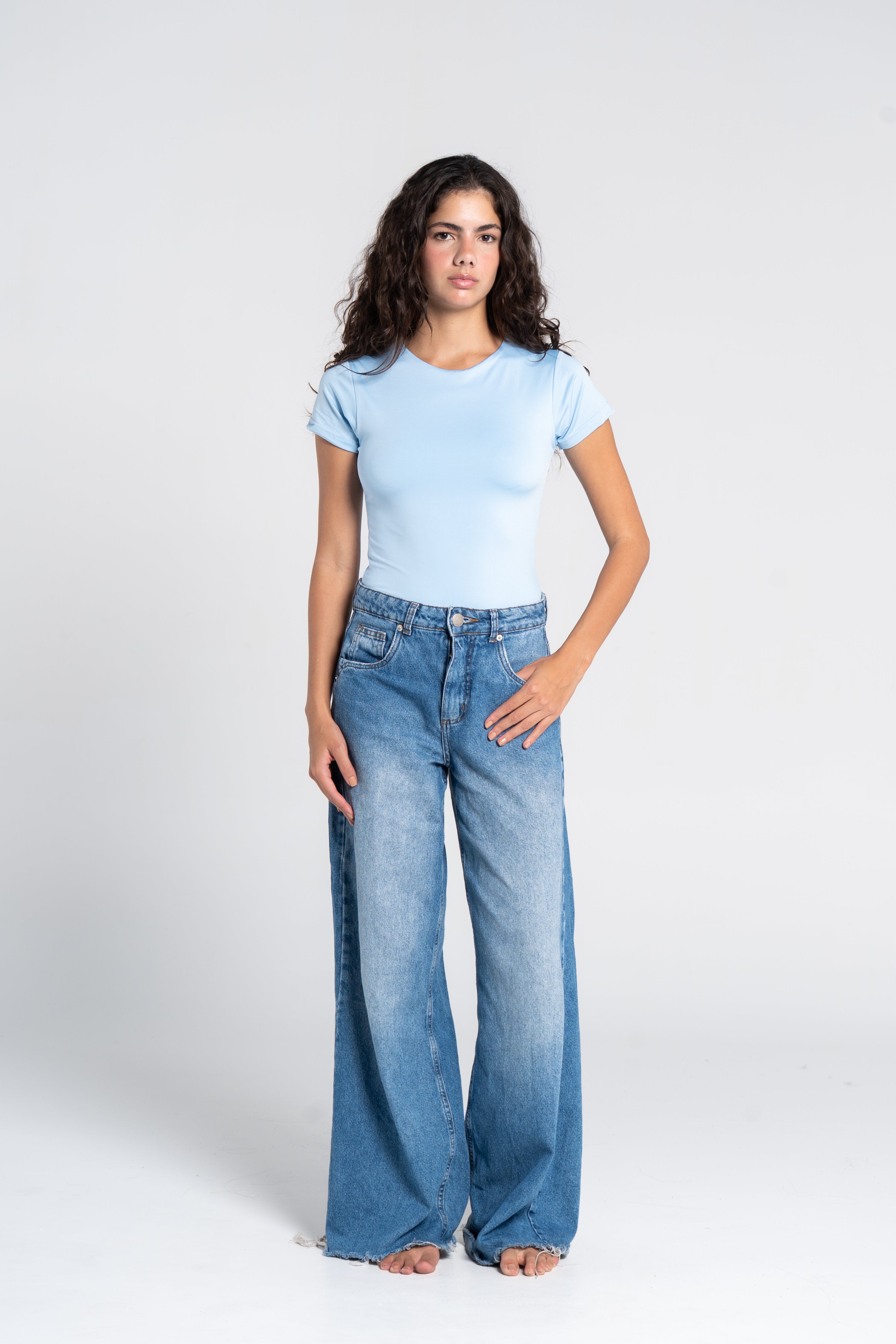 ROUND NECK SHORT SLEEVE BODYSUIT