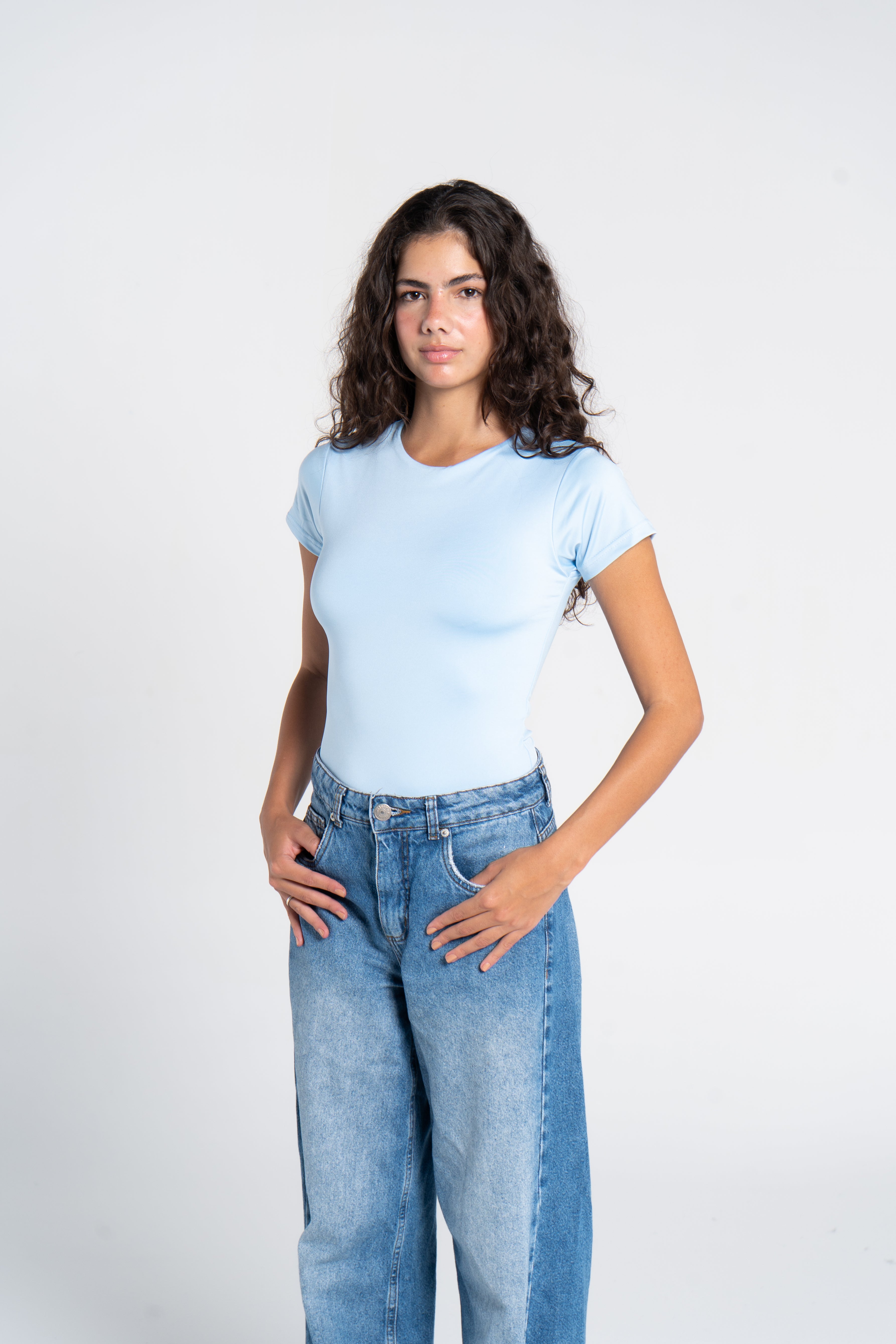 ROUND NECK SHORT SLEEVE BODYSUIT