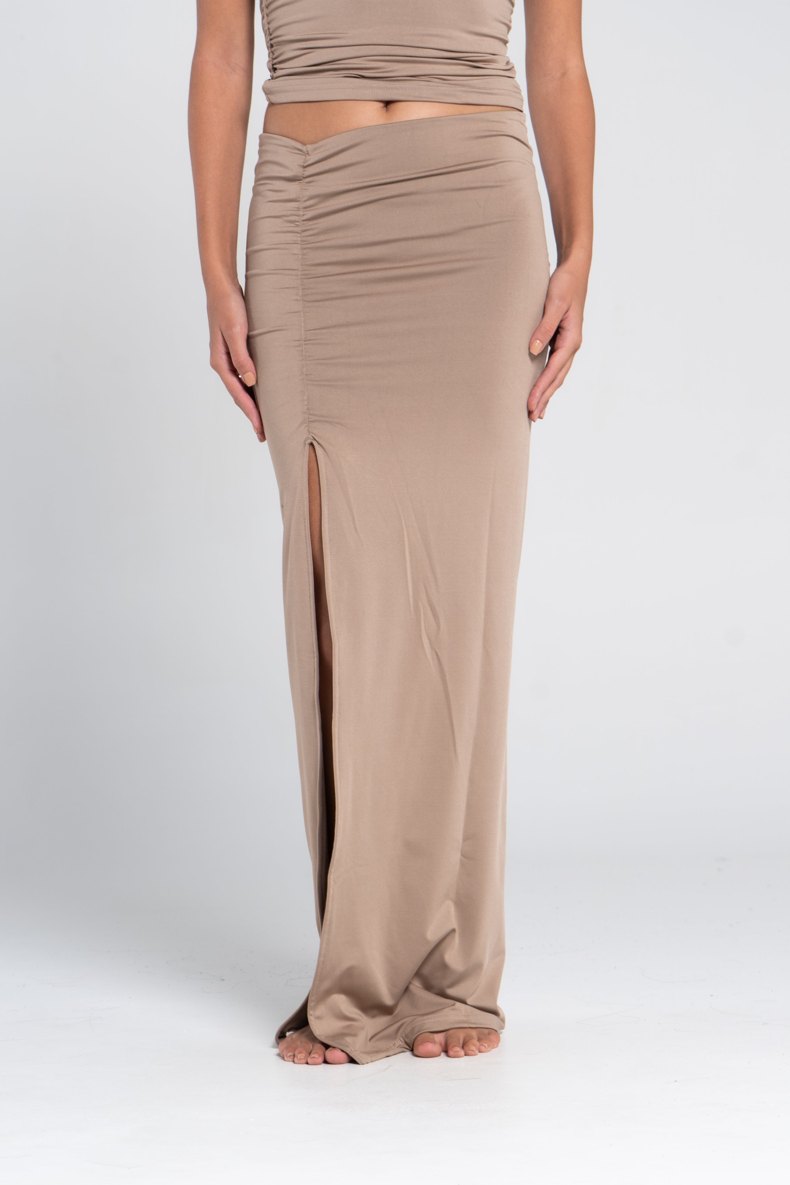 RUCHED SKIRT
