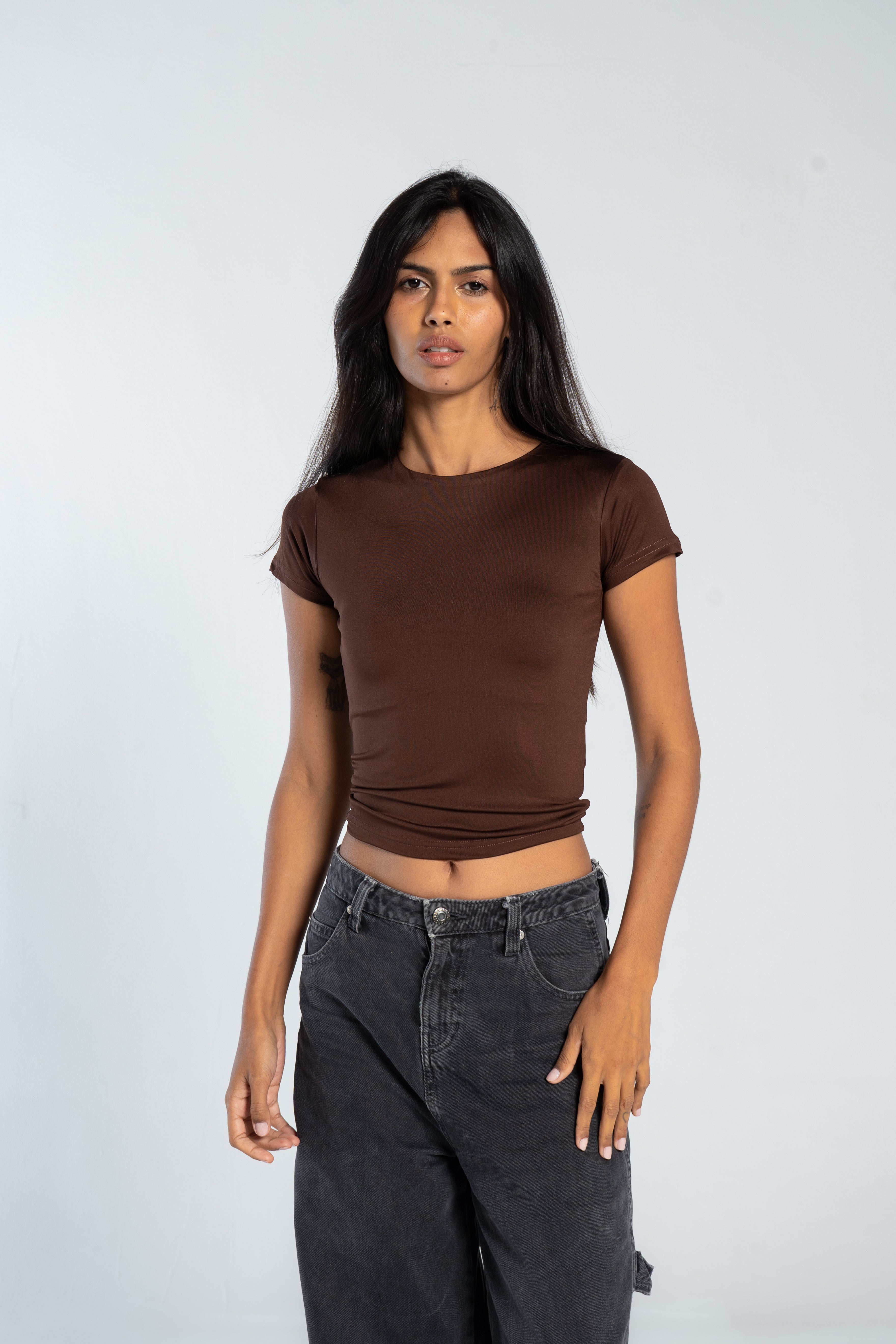 ROUND NECK SHORT SLEEVE        ( COLORS )