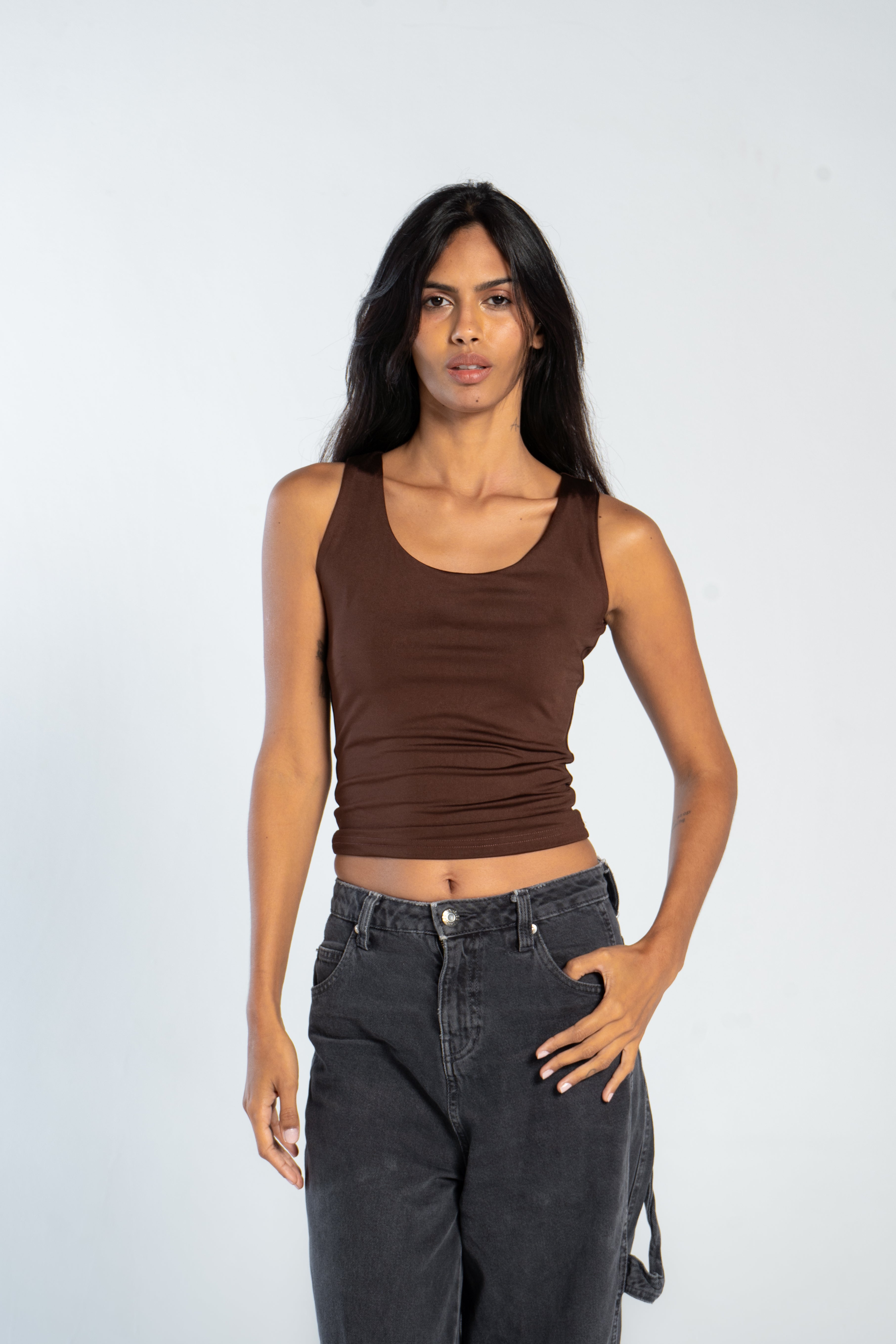 TANK TOP WIDE NECK ( COLORS )