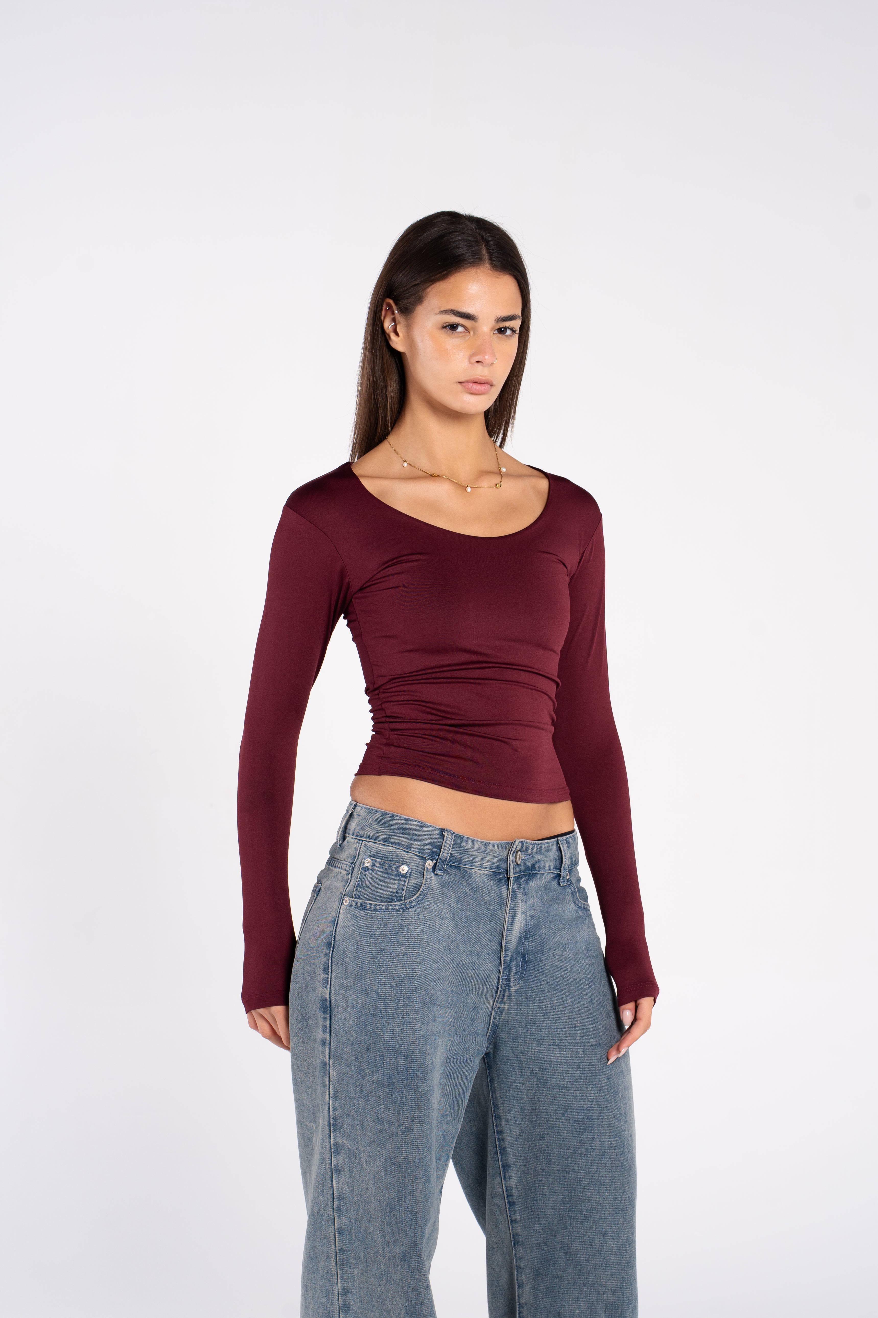 WIDE NECK LONG SLEEVE