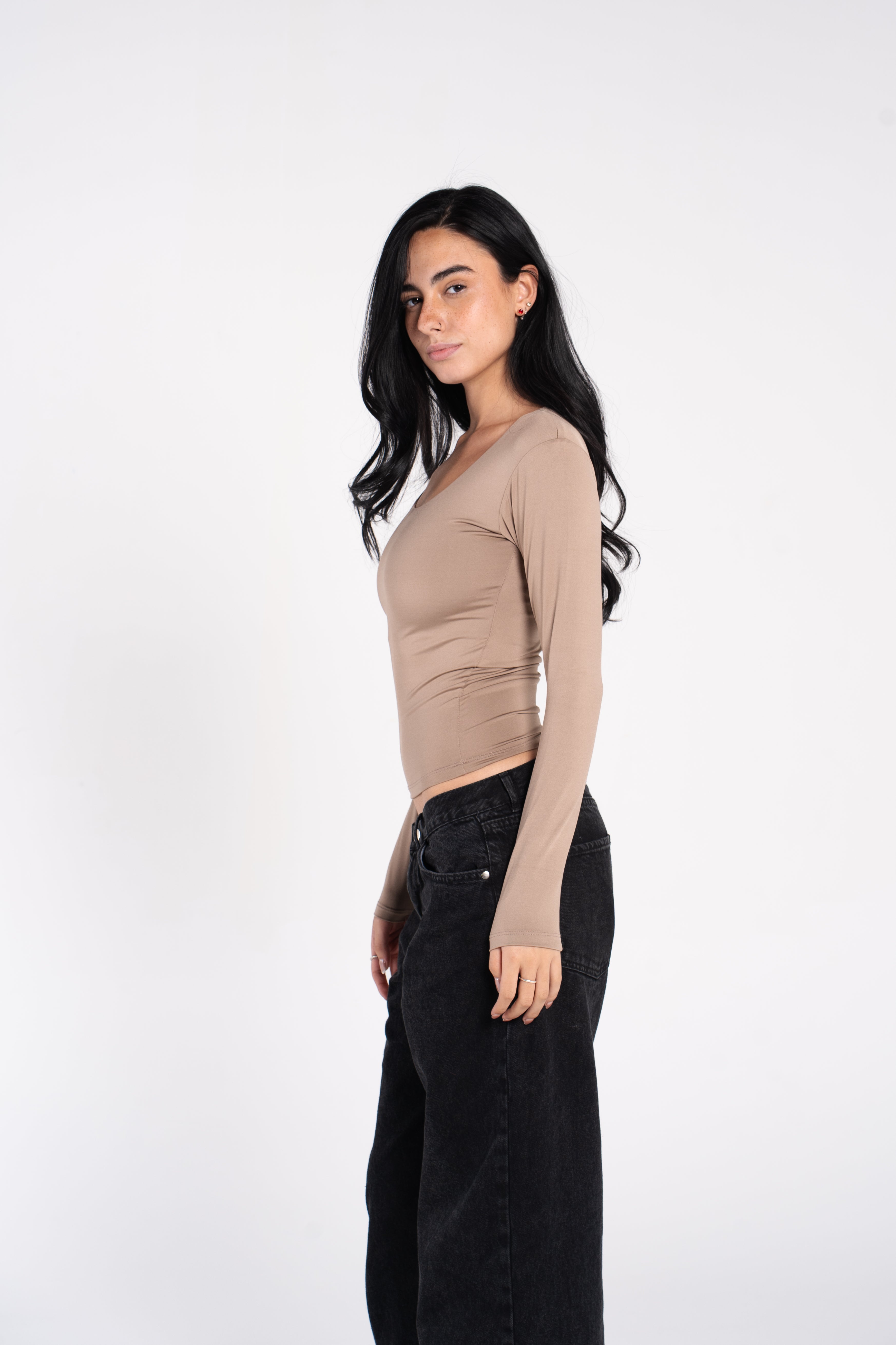 WIDE NECK LONG SLEEVE