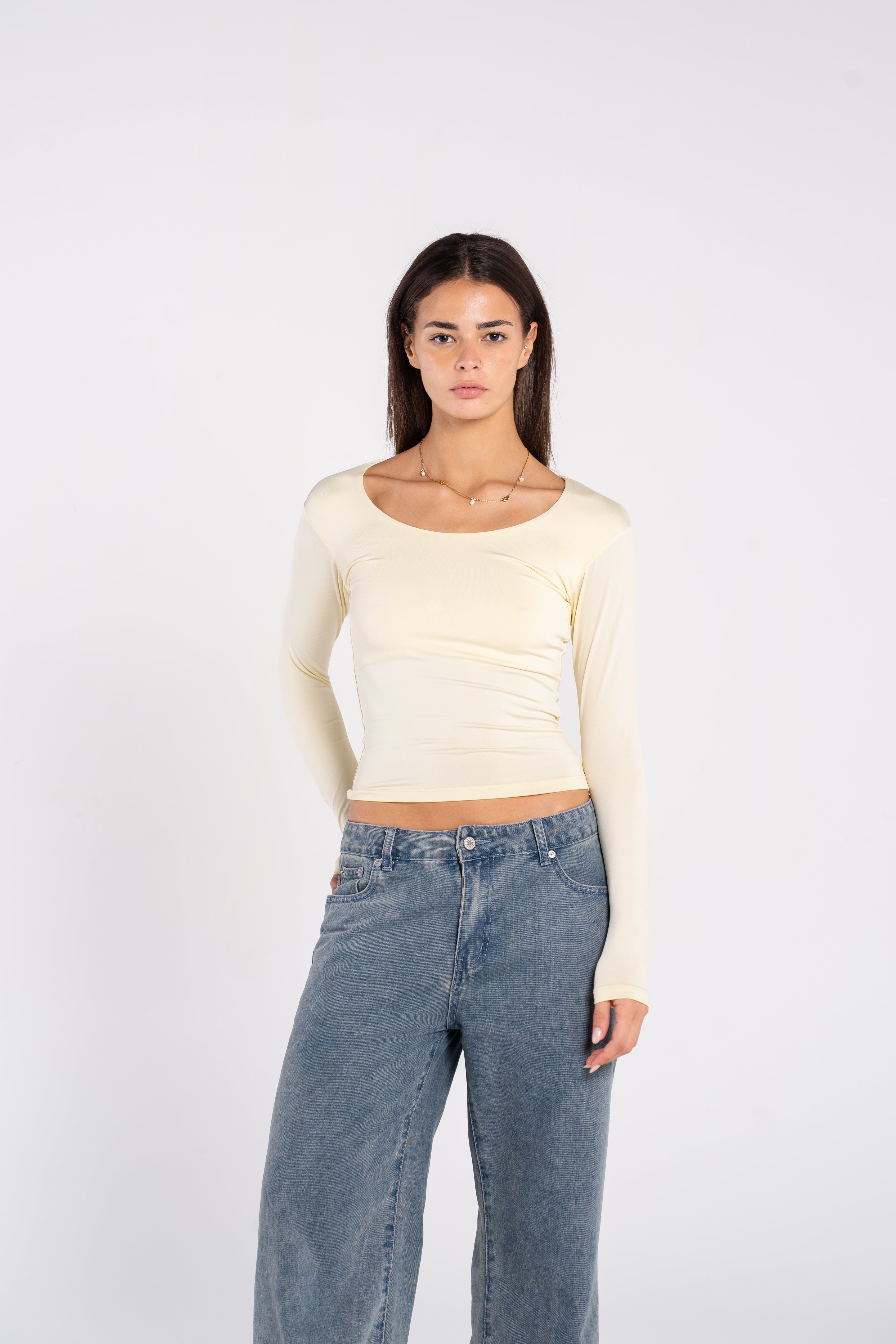 WIDE NECK LONG SLEEVE