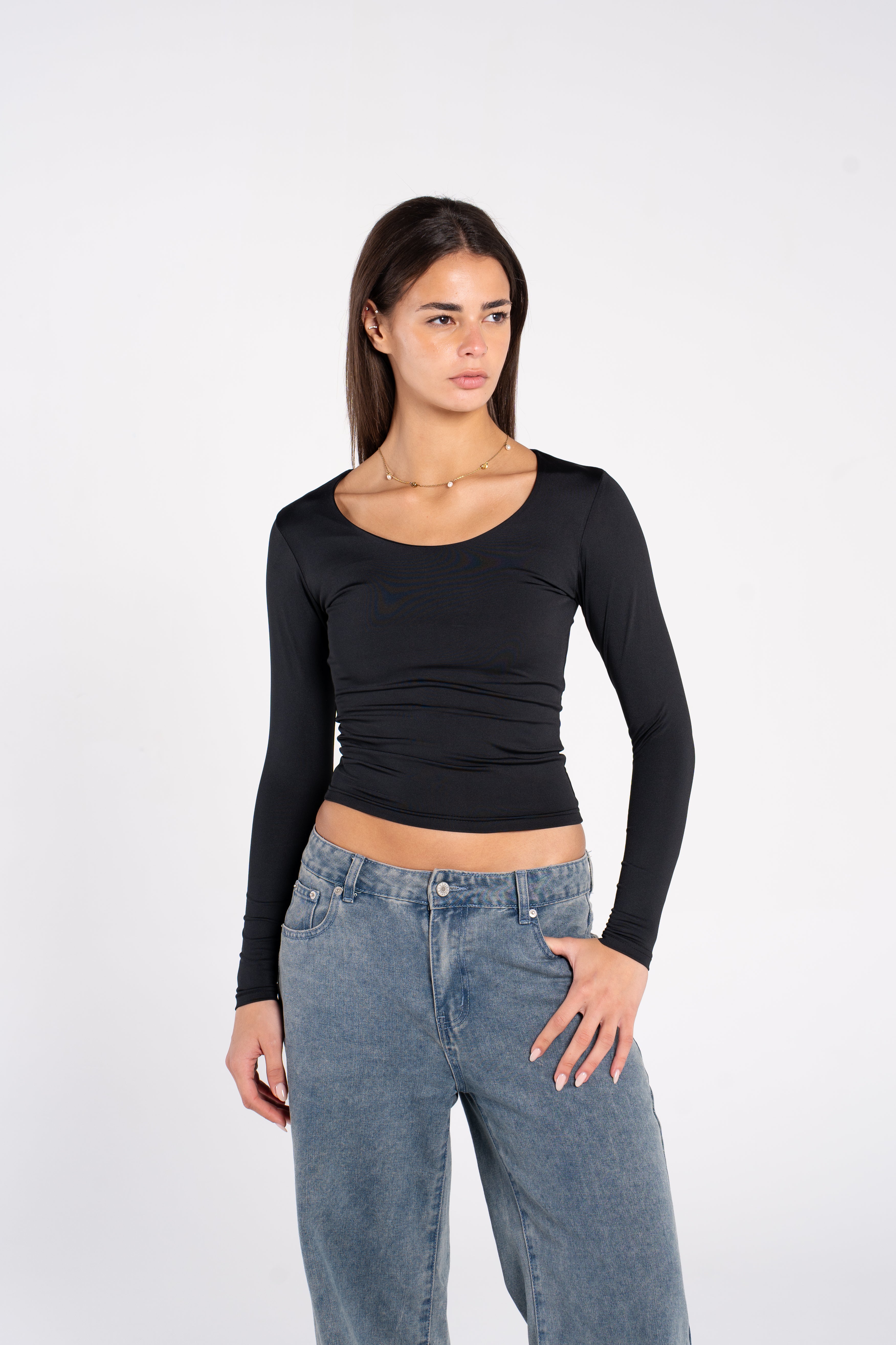 WIDE NECK LONG SLEEVE