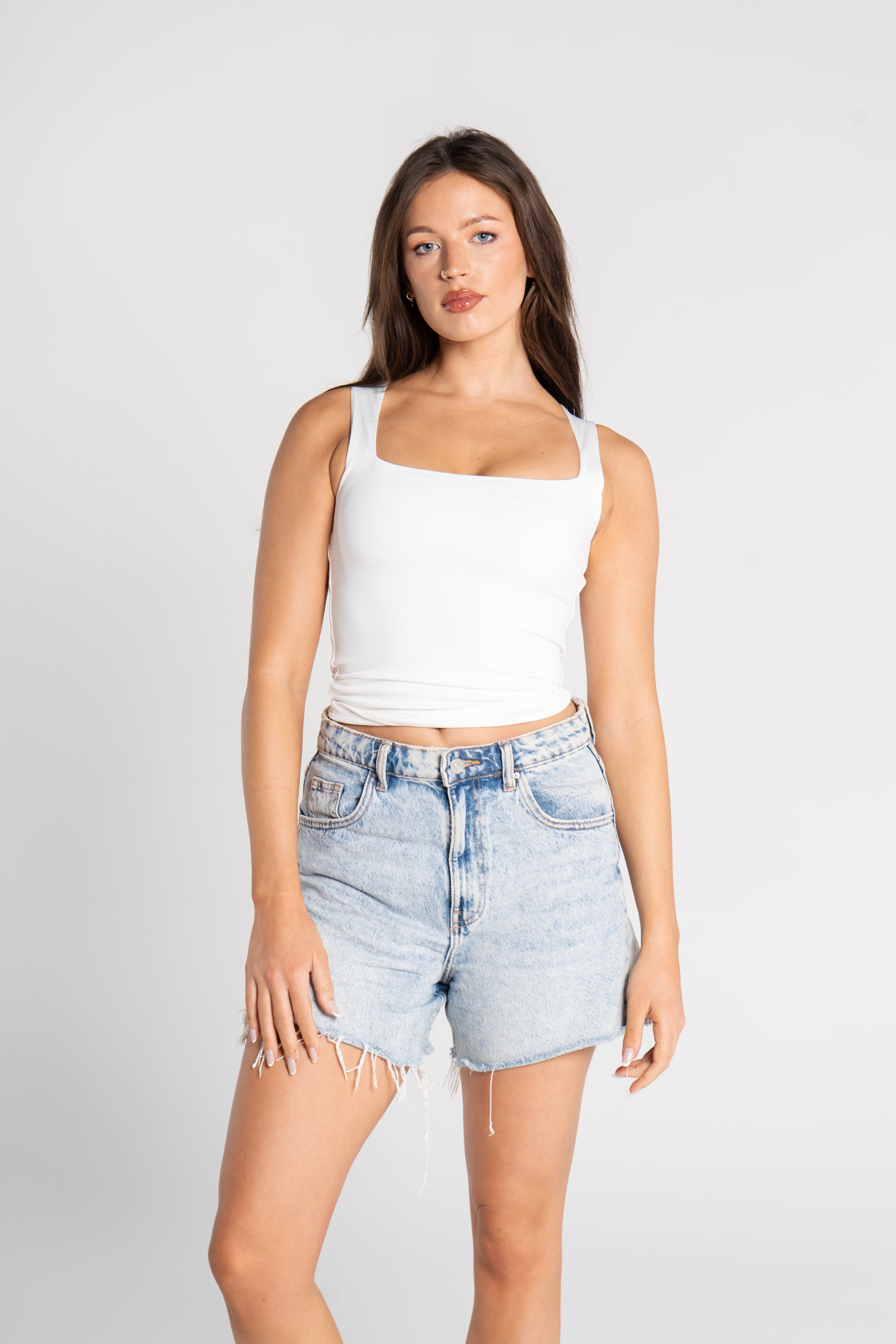 SQUARE NECK TANK TOP