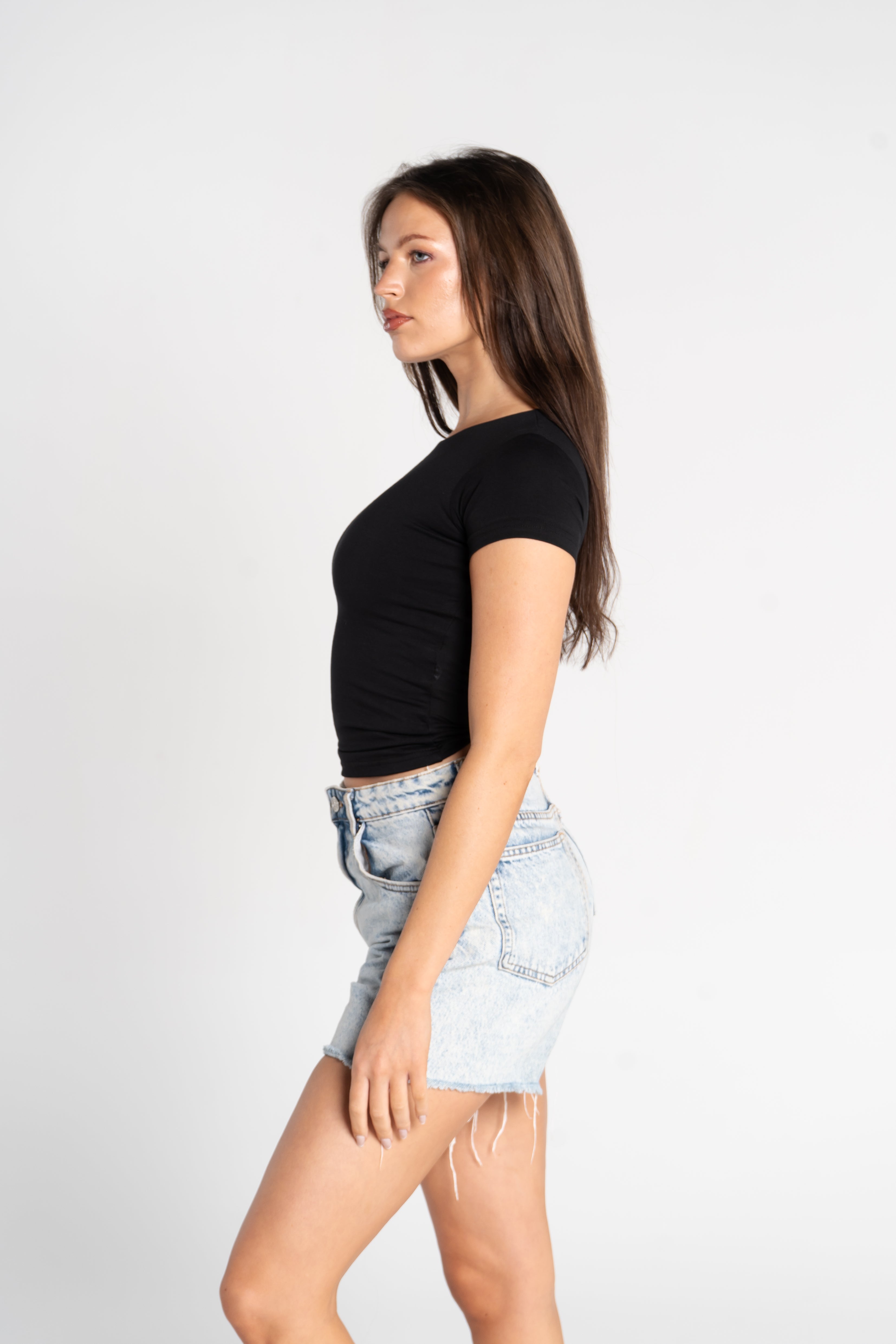 COTTON ROUND NECK SHORT SLEEVE