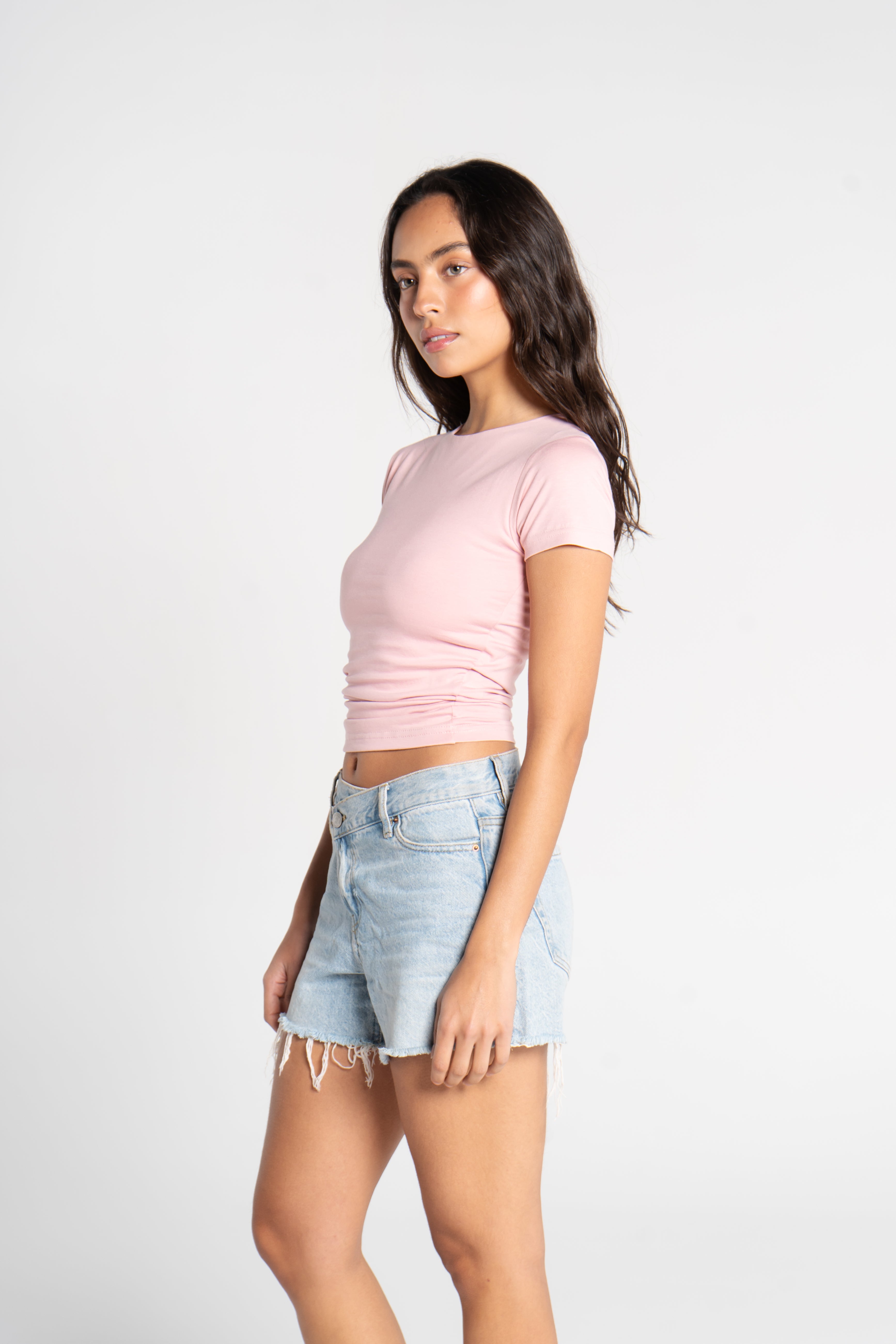 COTTON ROUND NECK SHORT SLEEVE