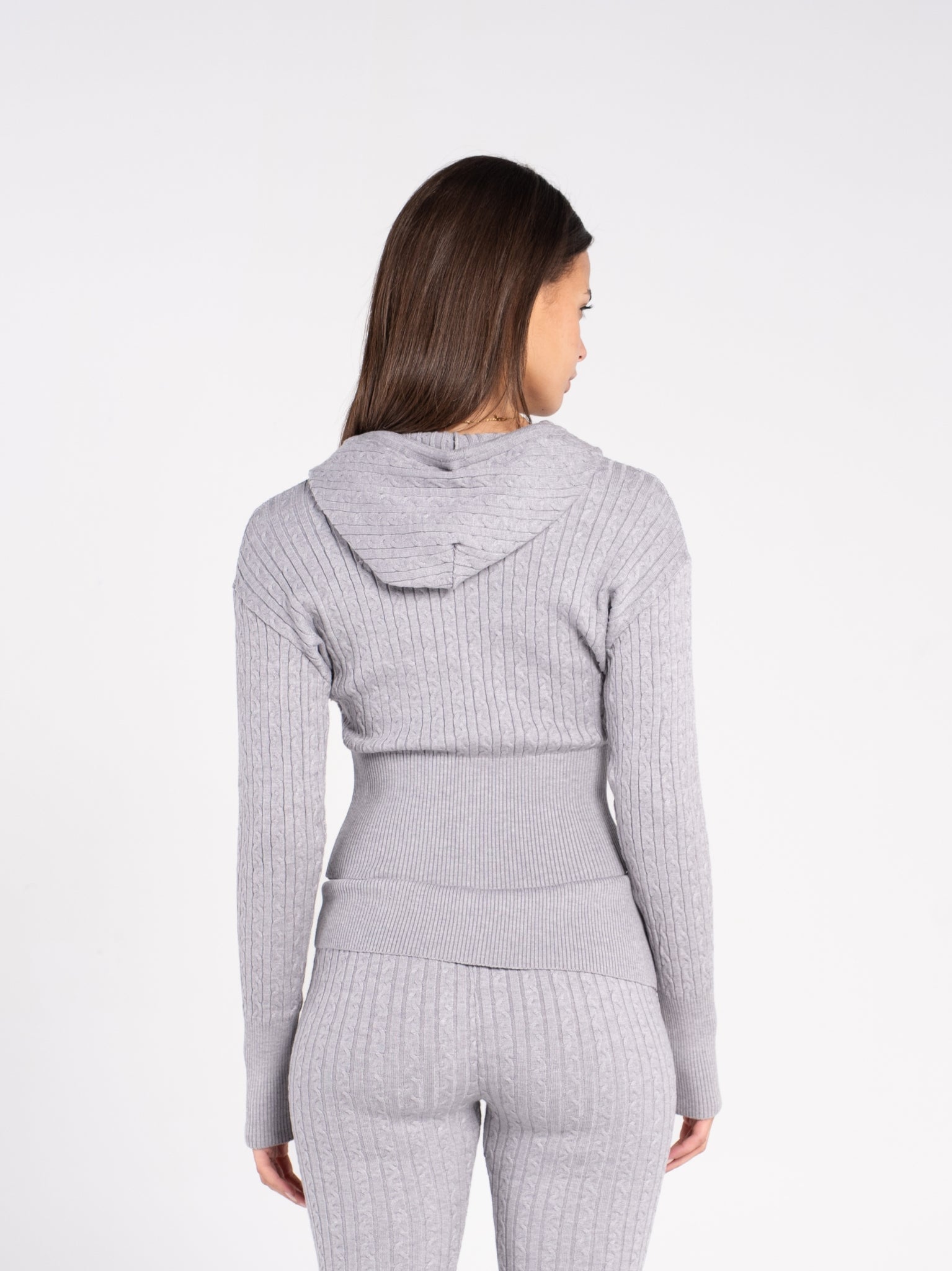 CABLE KNIT JACKET