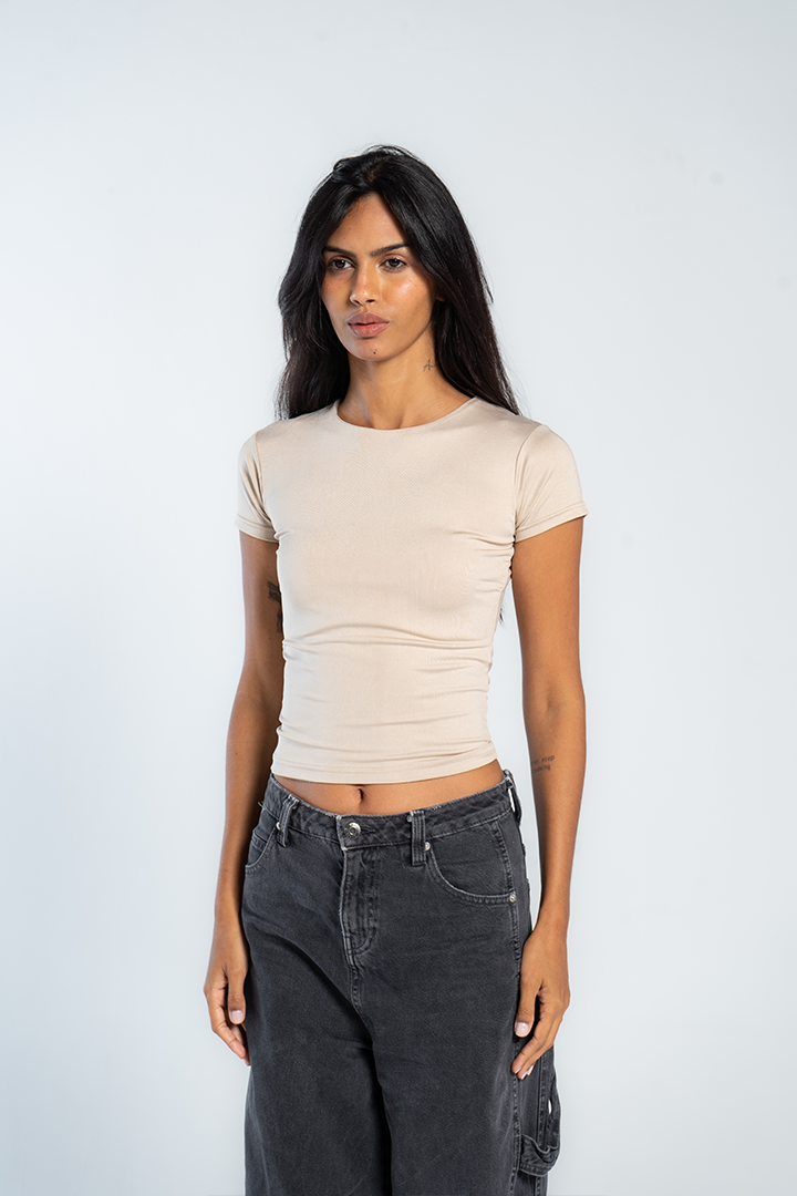 ROUND NECK SHORT SLEEVE        ( COLORS )