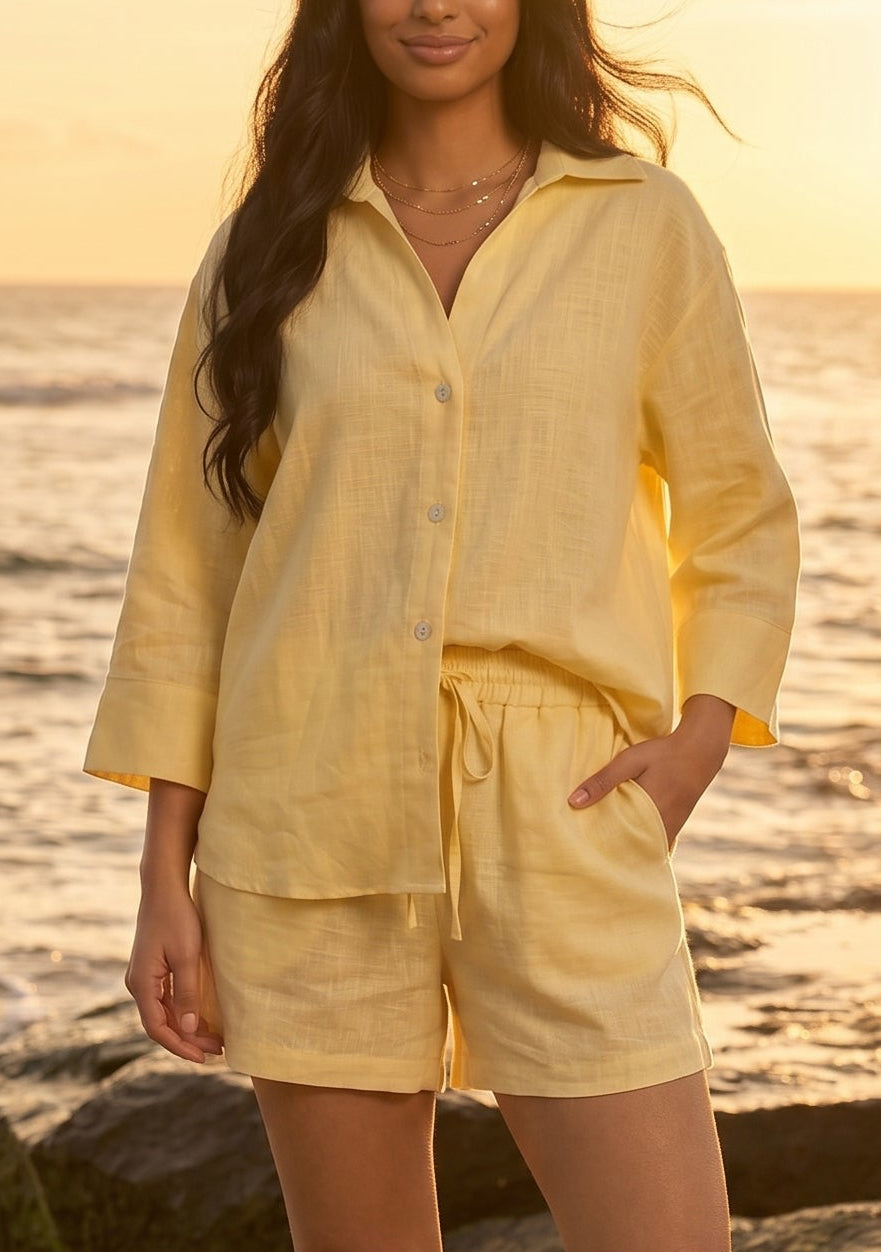 REFINED LINEN SHIRT