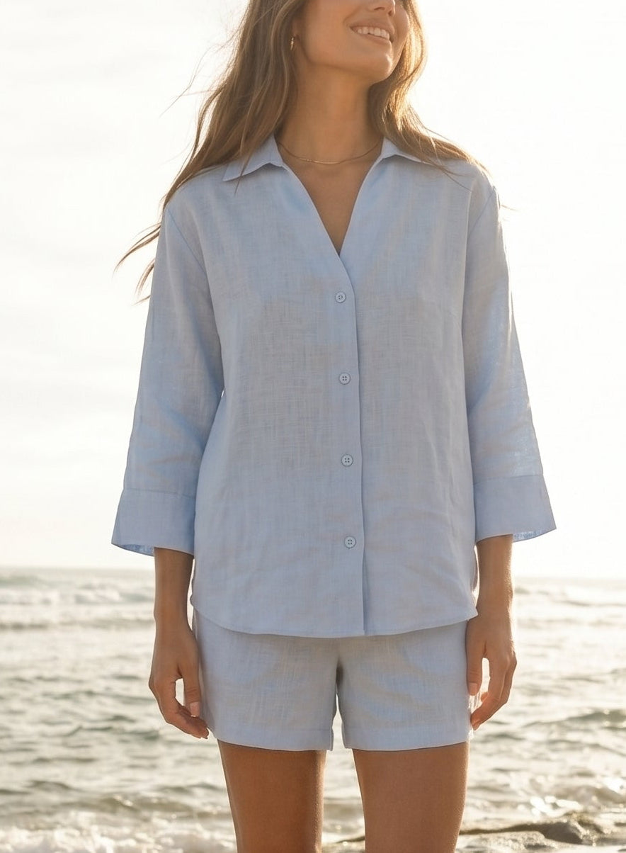 REFINED LINEN SHIRT