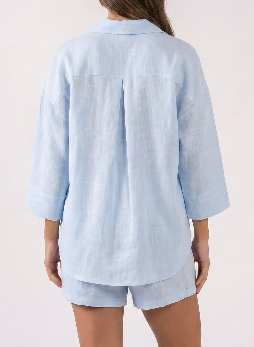 REFINED LINEN SHIRT